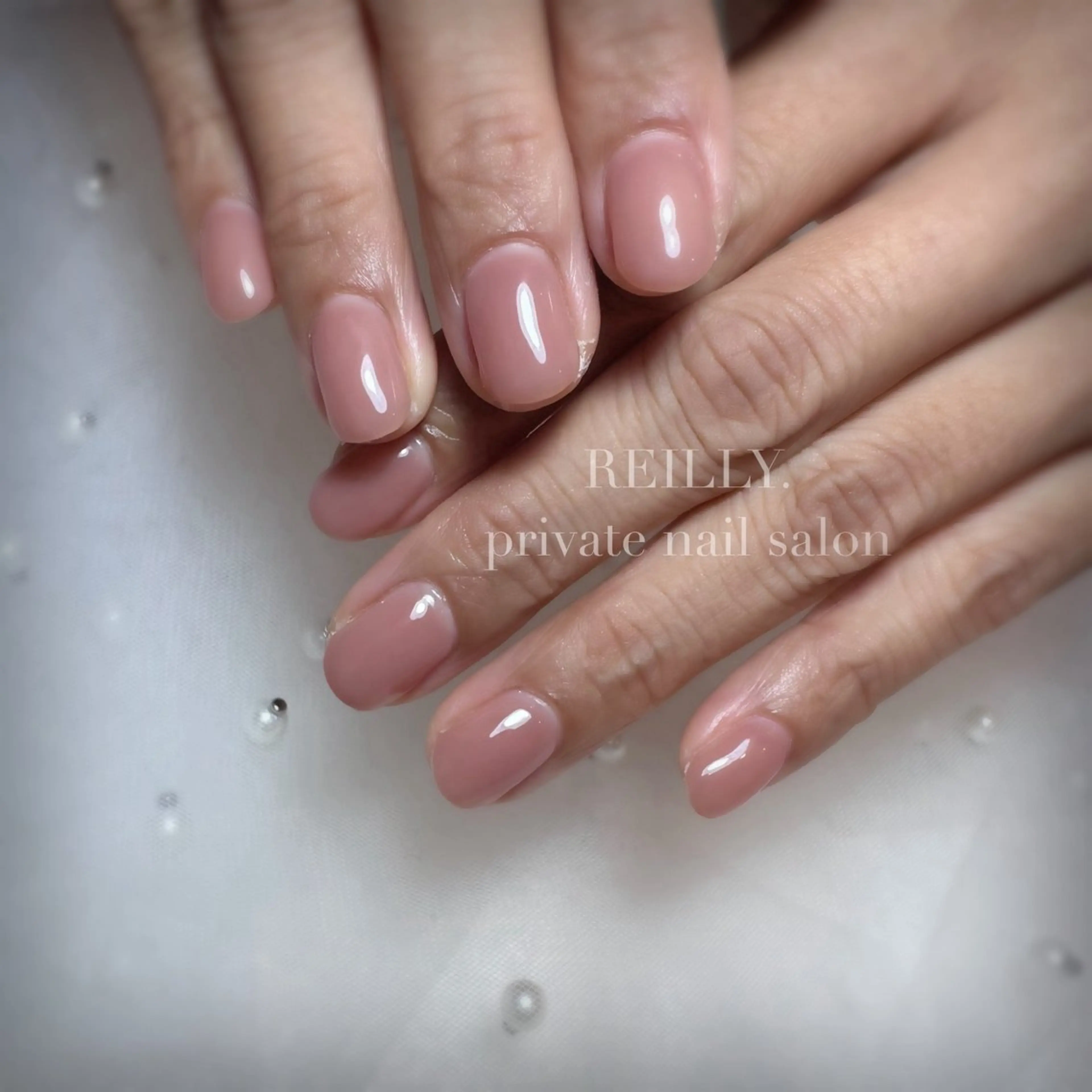 ネイル クリアネイル フラッシュネイル フレンチネイル ジェルネイル マグネットネイル Reilly nail.所属・Reillynail レイリーネイルのネイルデザイン