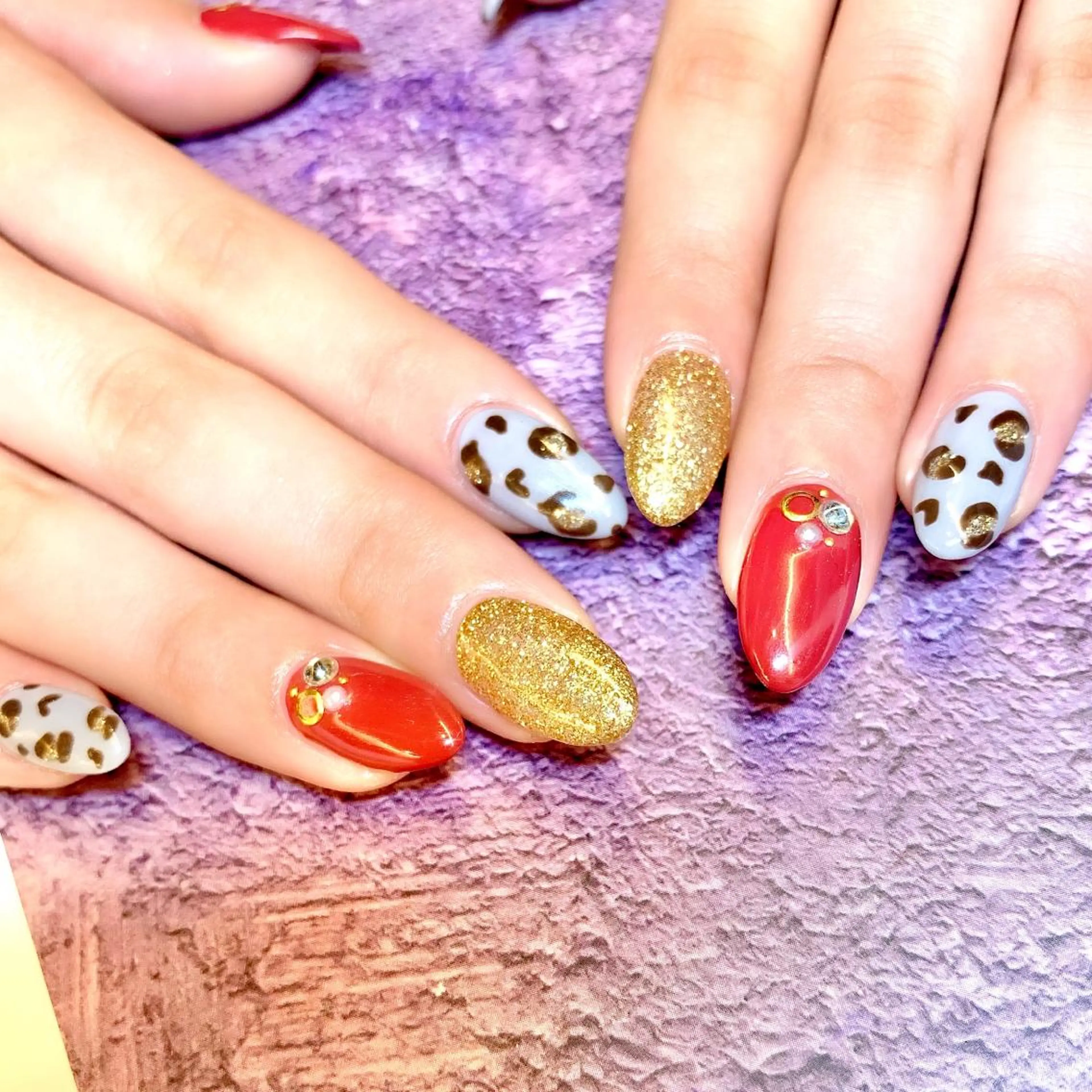 ネイル フットネイル ジェルネイル マグネットネイル ニュアンスネイル パラジェル ハンドネイル clover nailのネイルデザイン