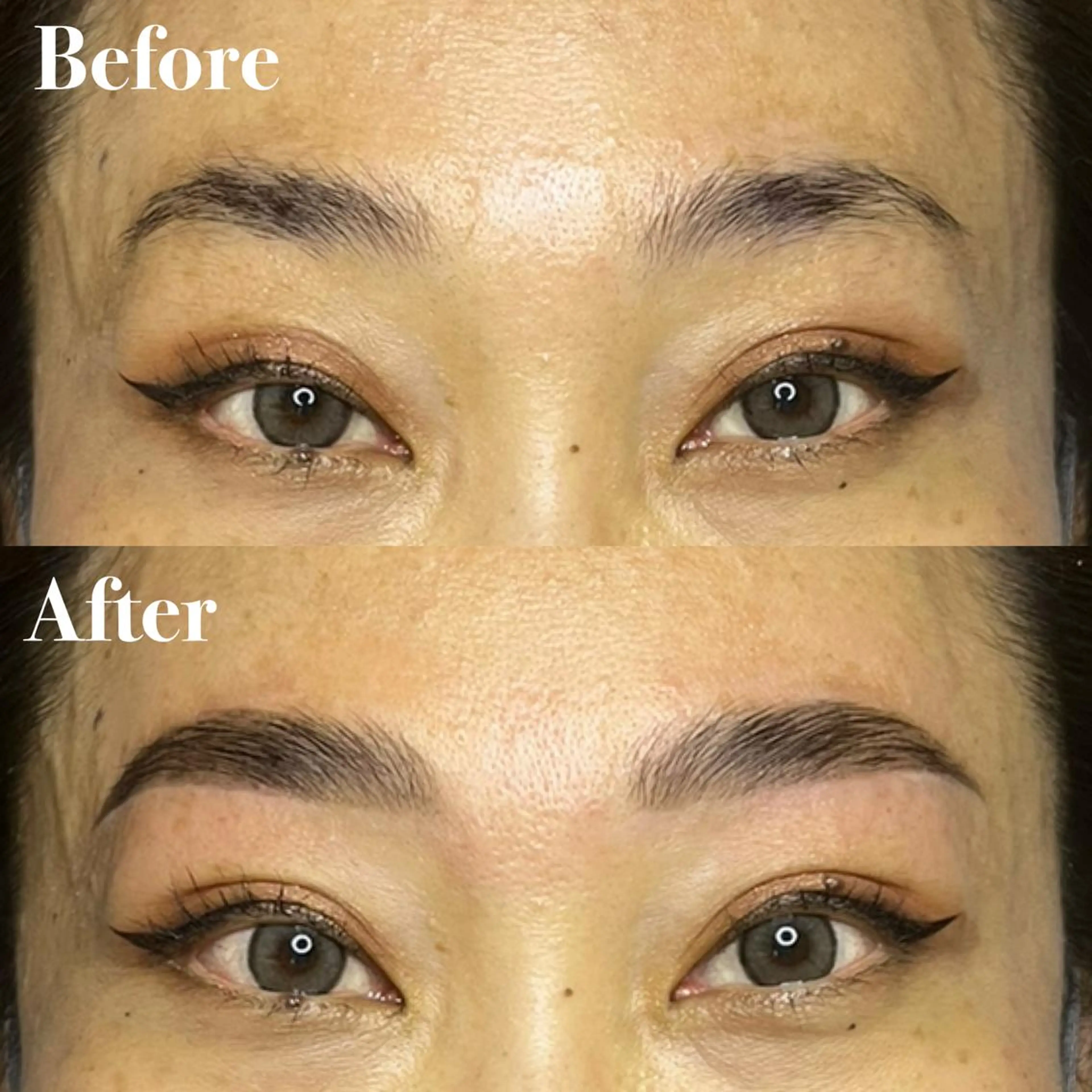 アイブロウ ハリウッドブロウリフト 眉毛と韓国肌質改善 サロン　和泉府中のエステ・リラクイメージ