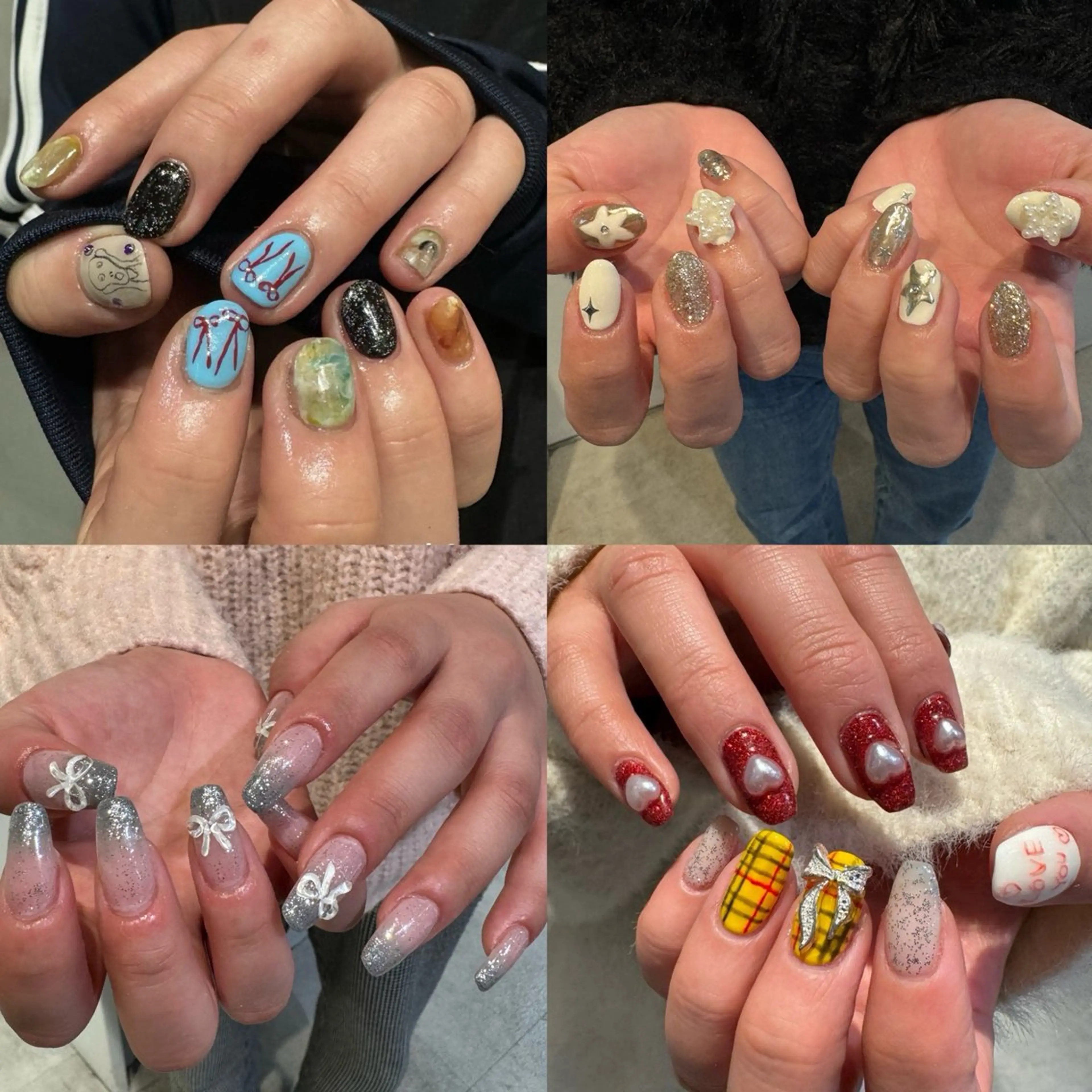 🎀手元を可愛いく🪄デザインネイル(長さだしなし/オフなし)の写真