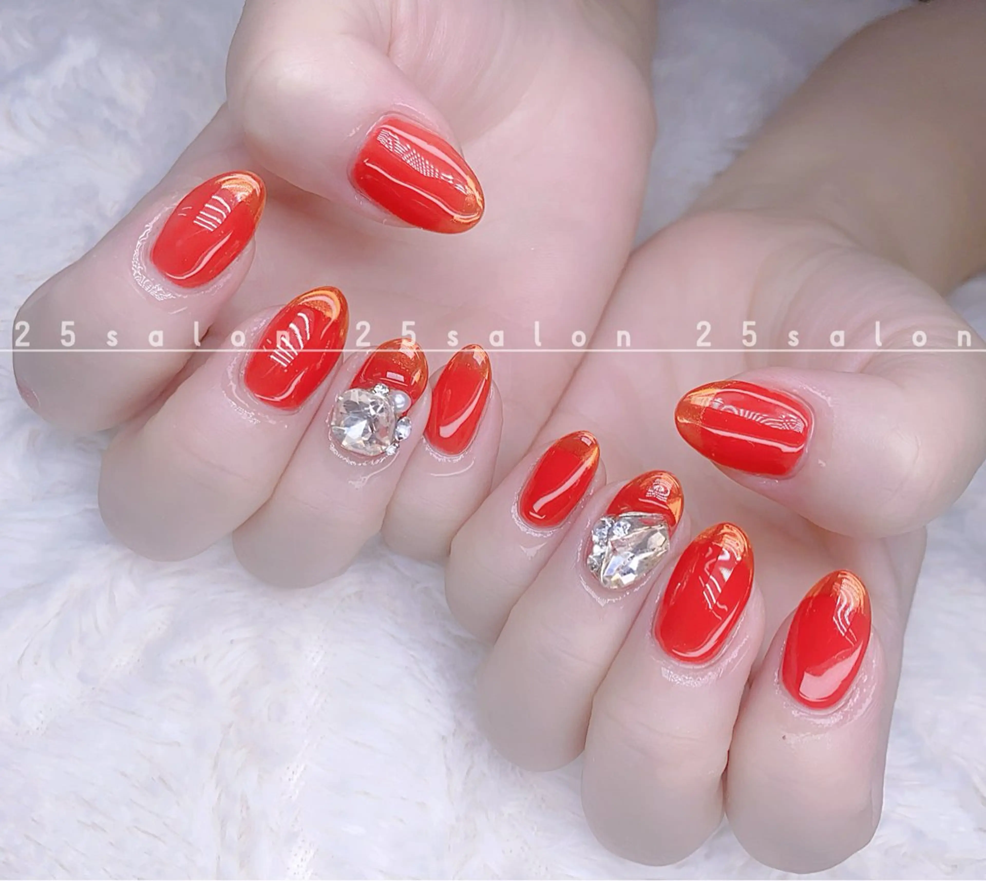 ネイル ジェルネイル 韓国ネイル ニュアンスネイル パラジェル ワンホンネイル 2 5のマツエク・マツパデザイン