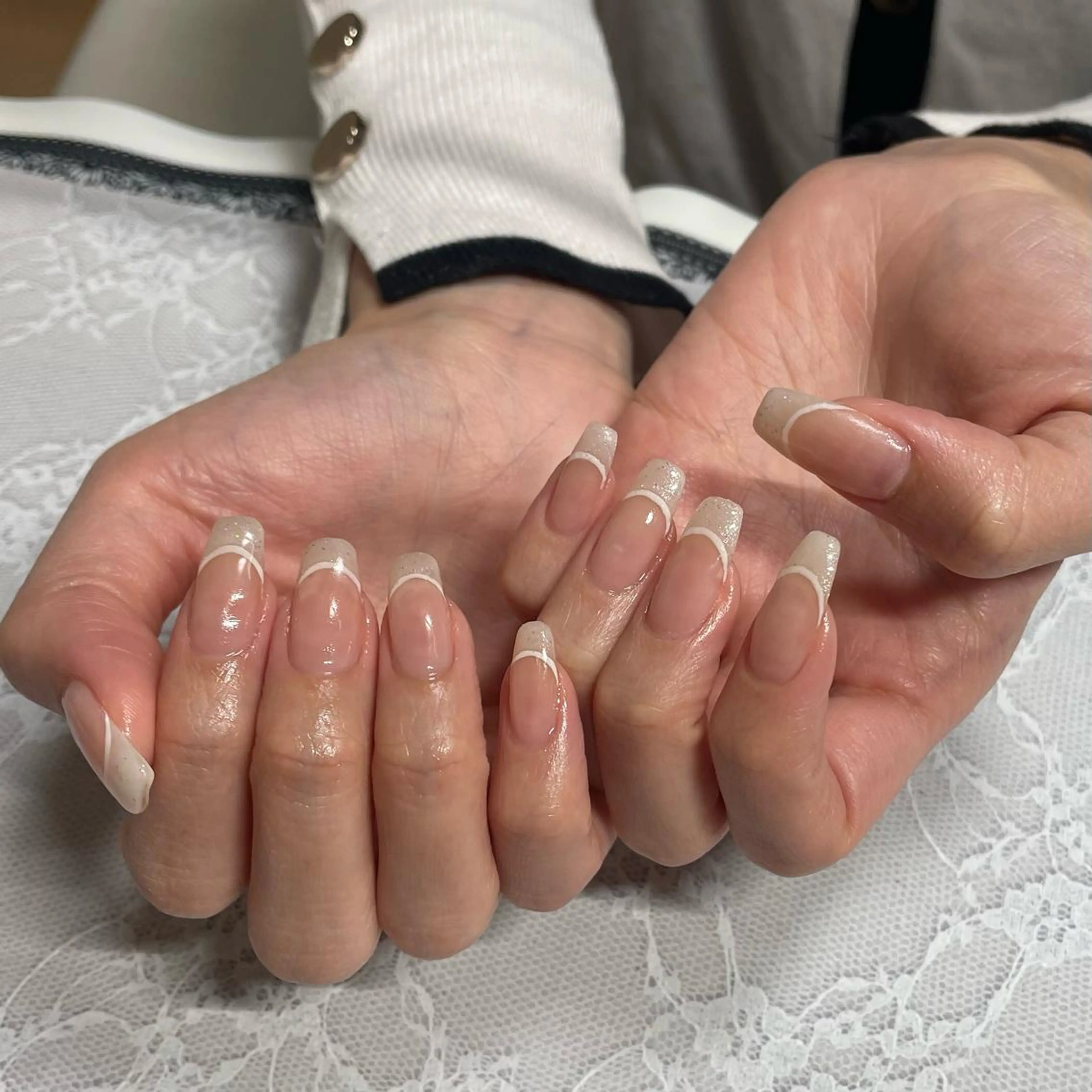 ネイル フレンチネイル 奥園 良恵のネイルデザイン