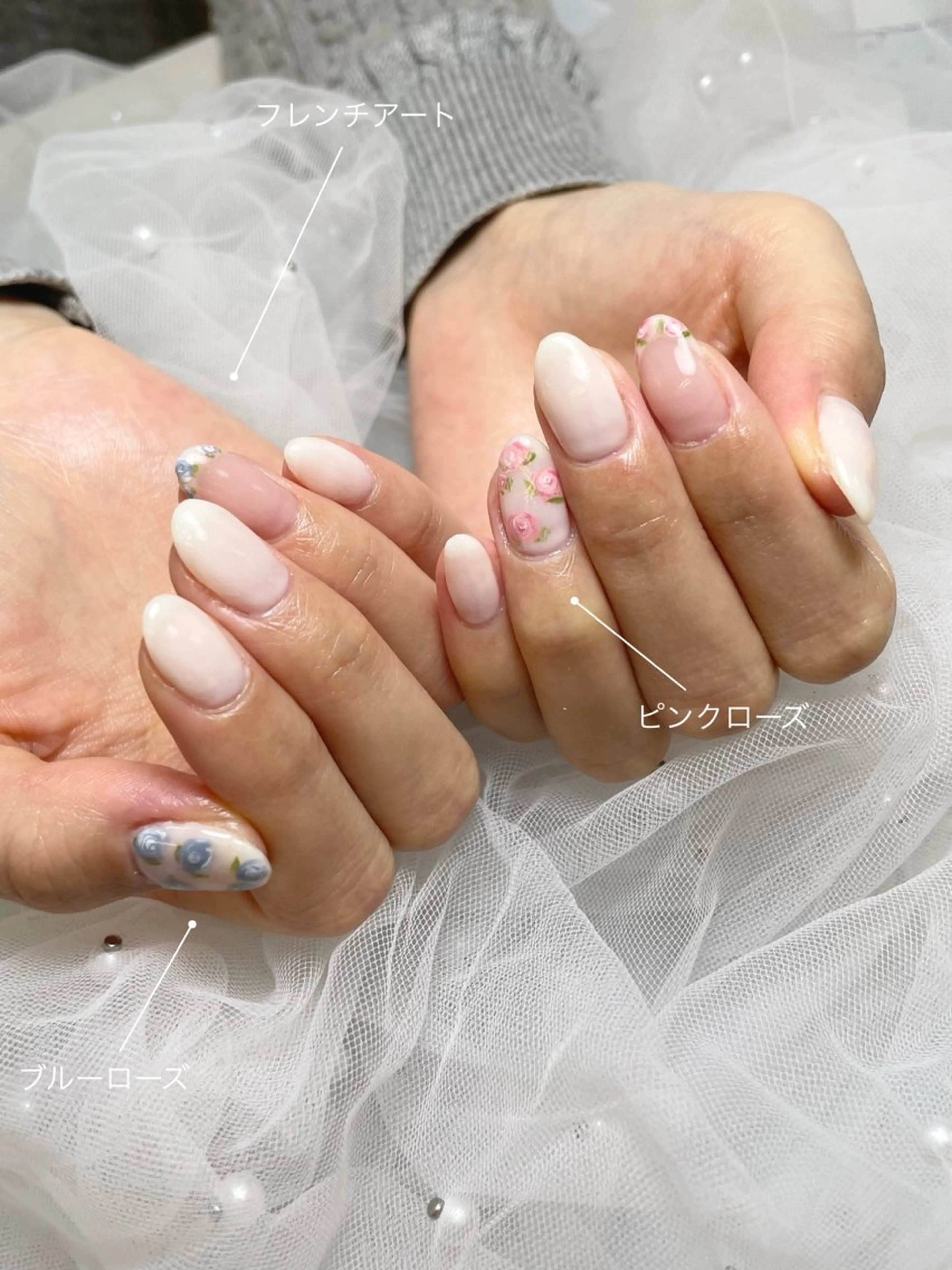 ネイル ハンドネイル フットネイル S LOUNGE NAIL所属・パーツたくさん🍓 SUMIのネイルデザイン