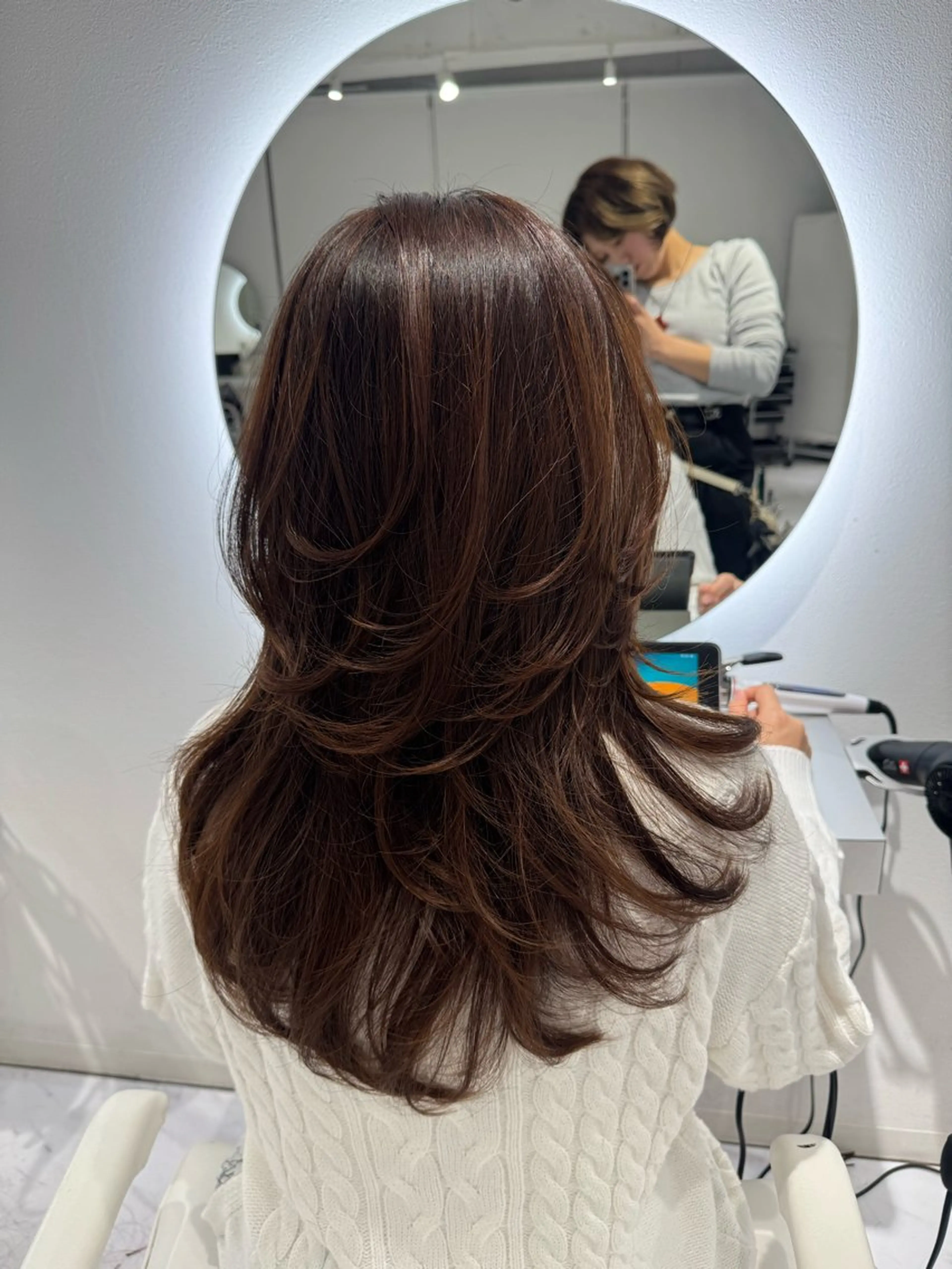 ロング rina/無料 レイヤーカット/上野のヘアスタイル