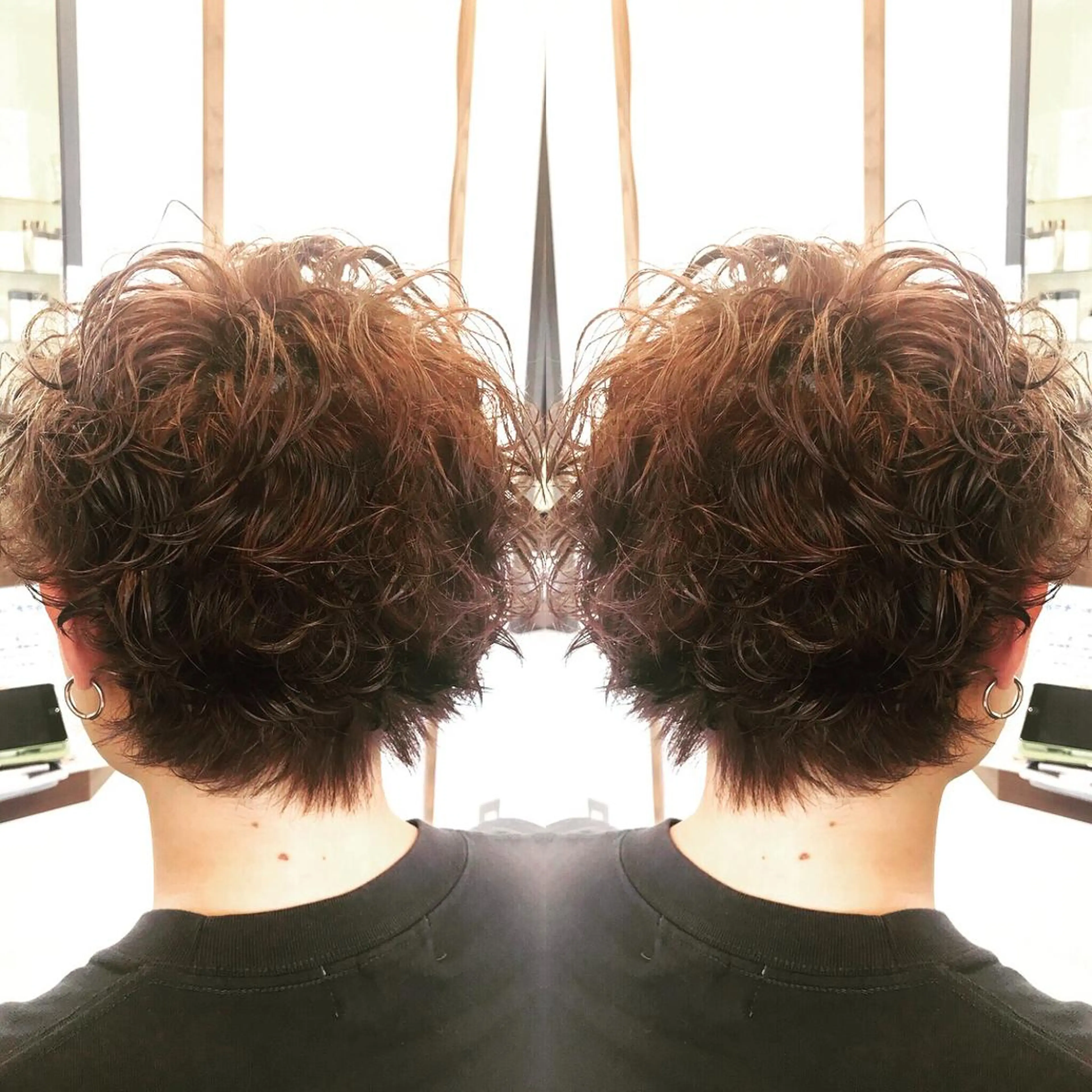 ショート パーマ メンズ 柿沼  洸太のヘアスタイル