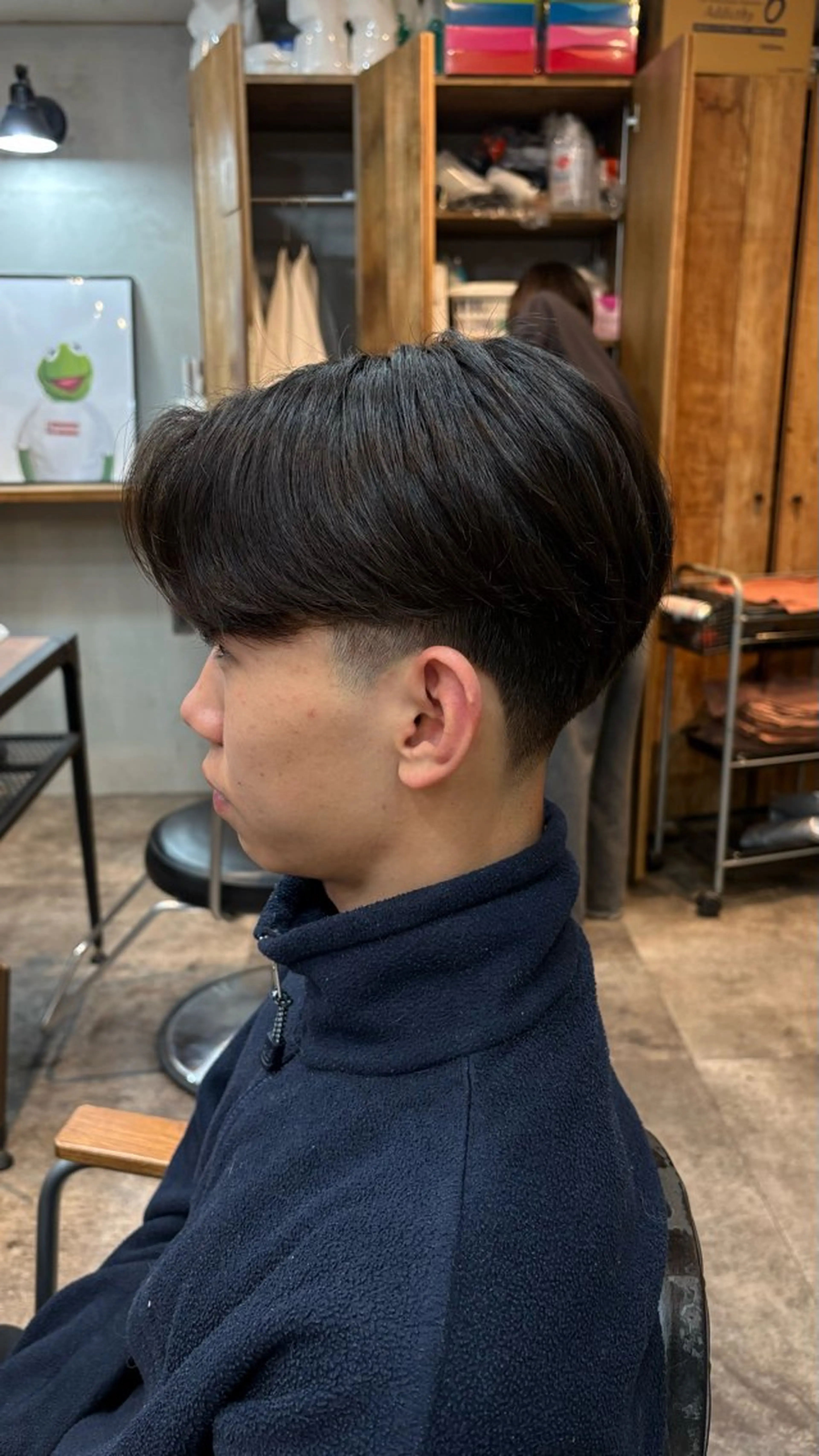 メンズ フェードカット カット ヘアセット men's salon gaudi梅田茶屋町店所属・青木星翔 /メンズパーマのヘアスタイル