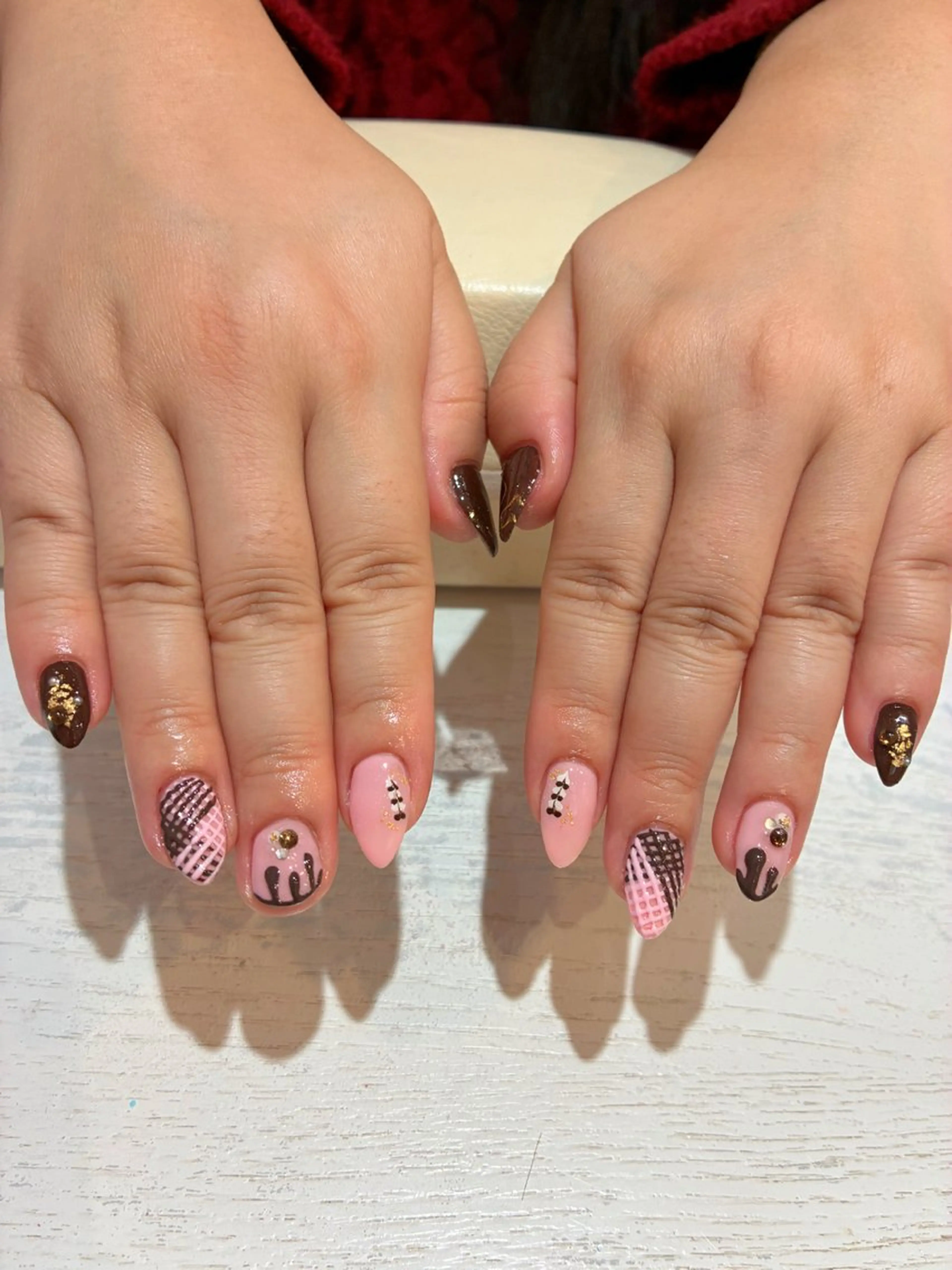 ネイル 持ち込み Nest 岩崎のネイルデザイン