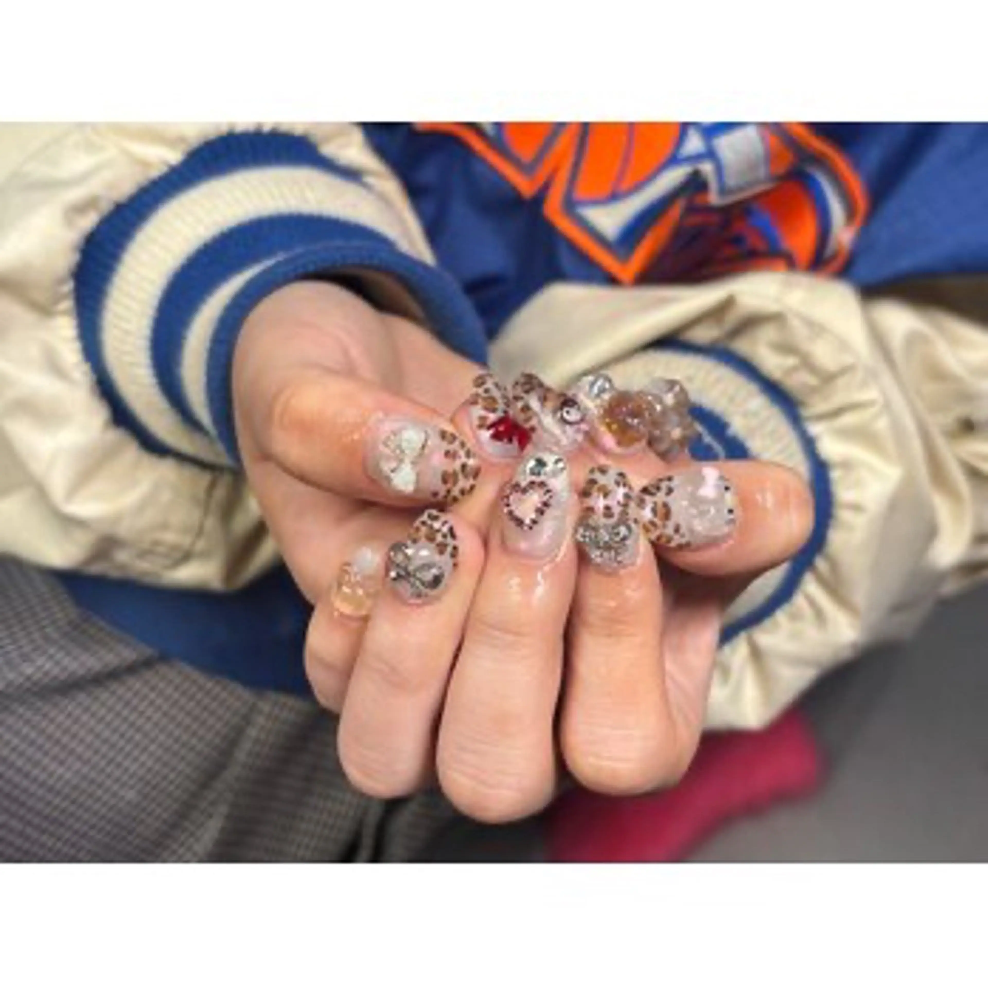 ネイル ハンドネイル 【パラジェル・フィルイン】 T&BNAIL STUDIO所属・り オ　ロング無制限中のネイルデザイン