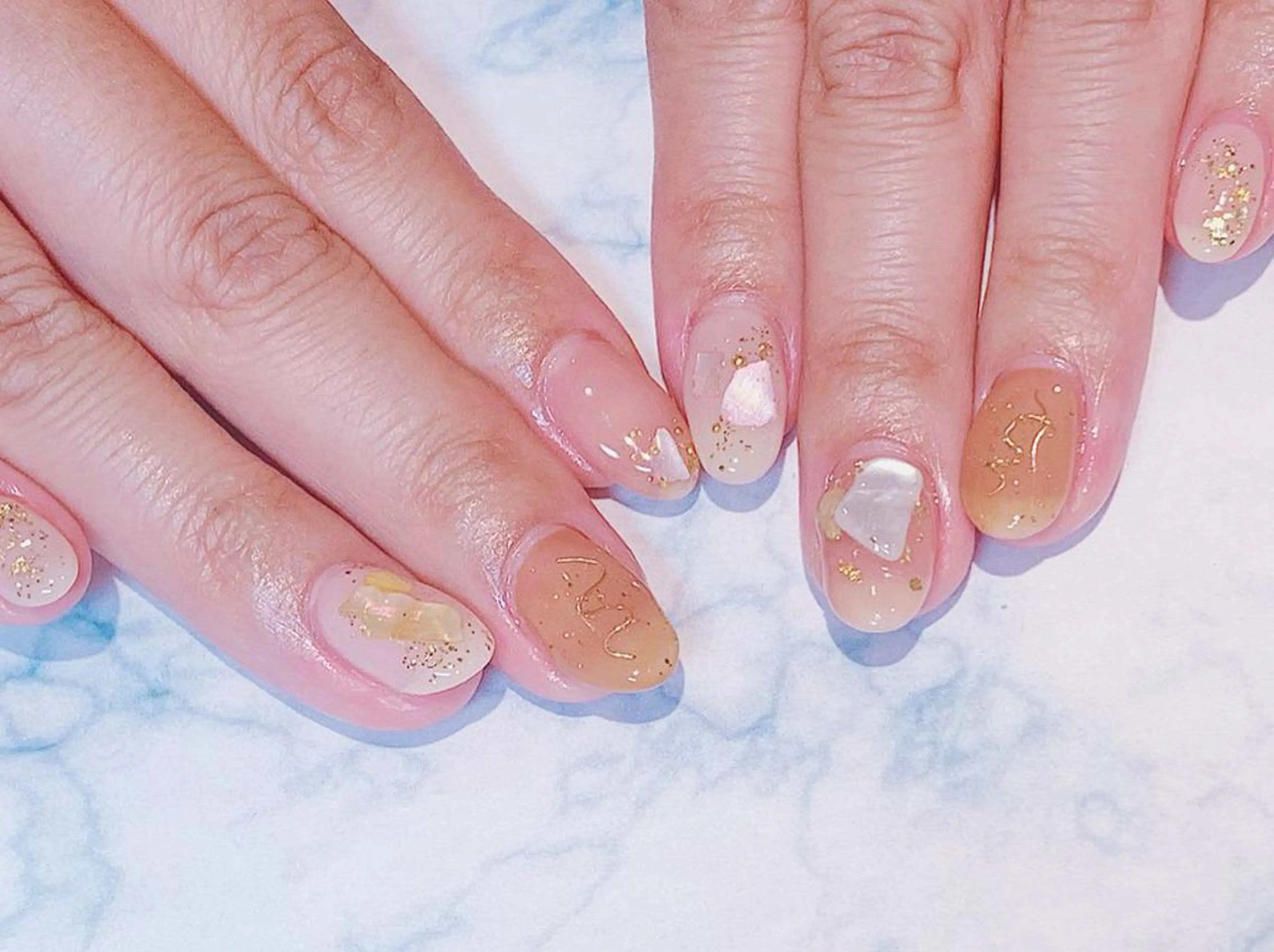 ネイル ハンドネイル LUKE所属・もとまつ さちこのネイルデザイン