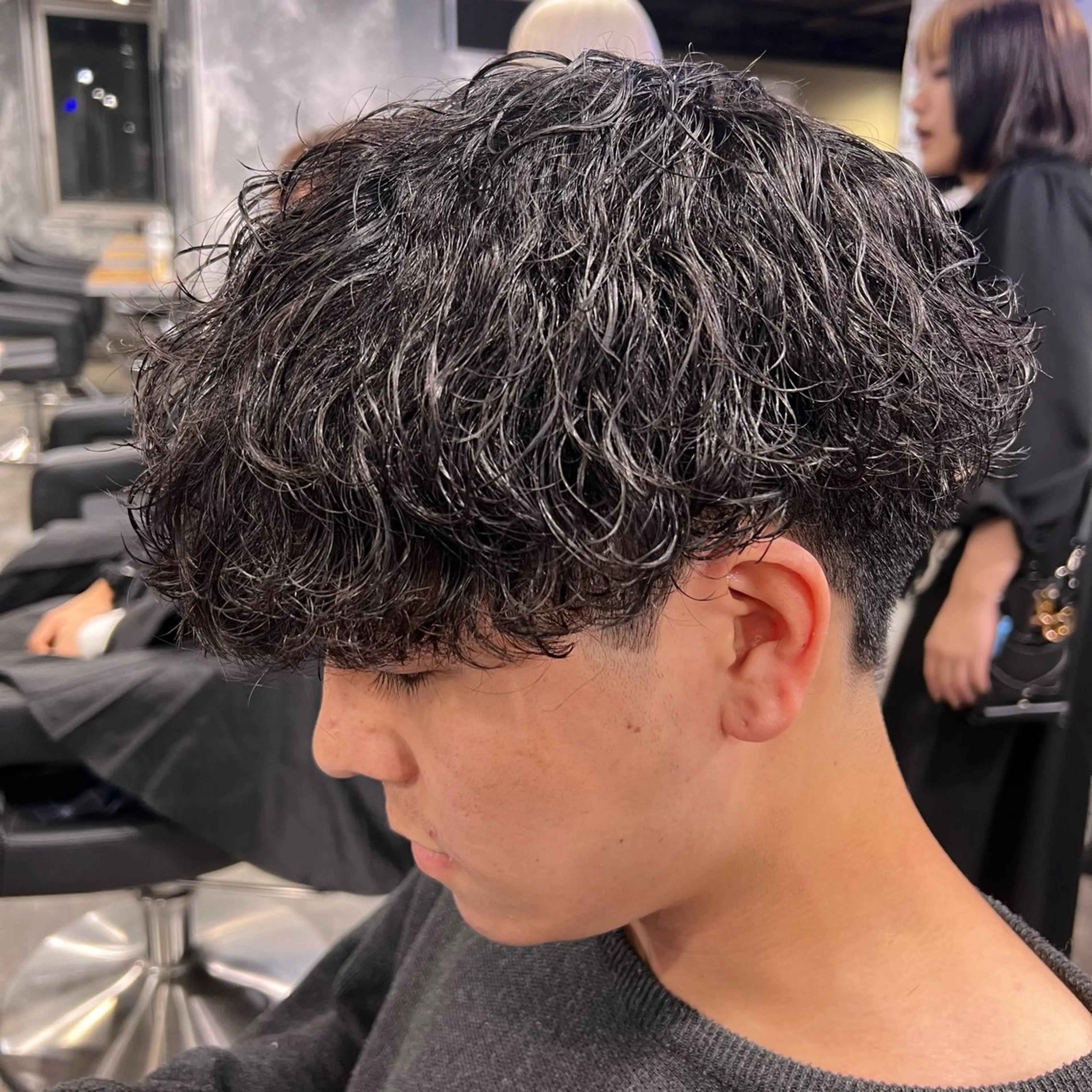 ショート カラー パーマ ヘアアレンジ メンズ キッズ 🔷横浜1のパーマ 職人🔷将太郎のヘアスタイル