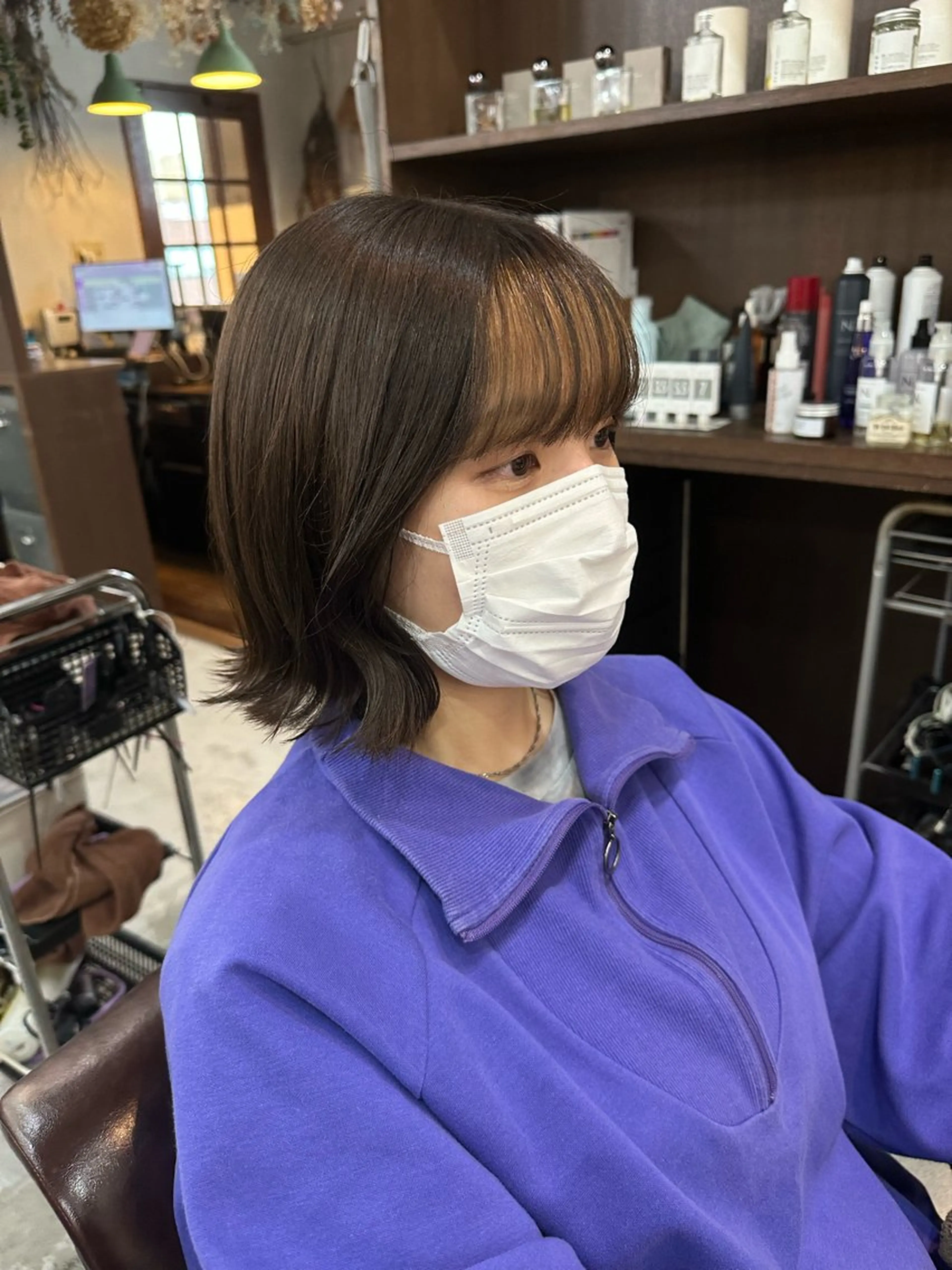ミディアム no aのヘアスタイル