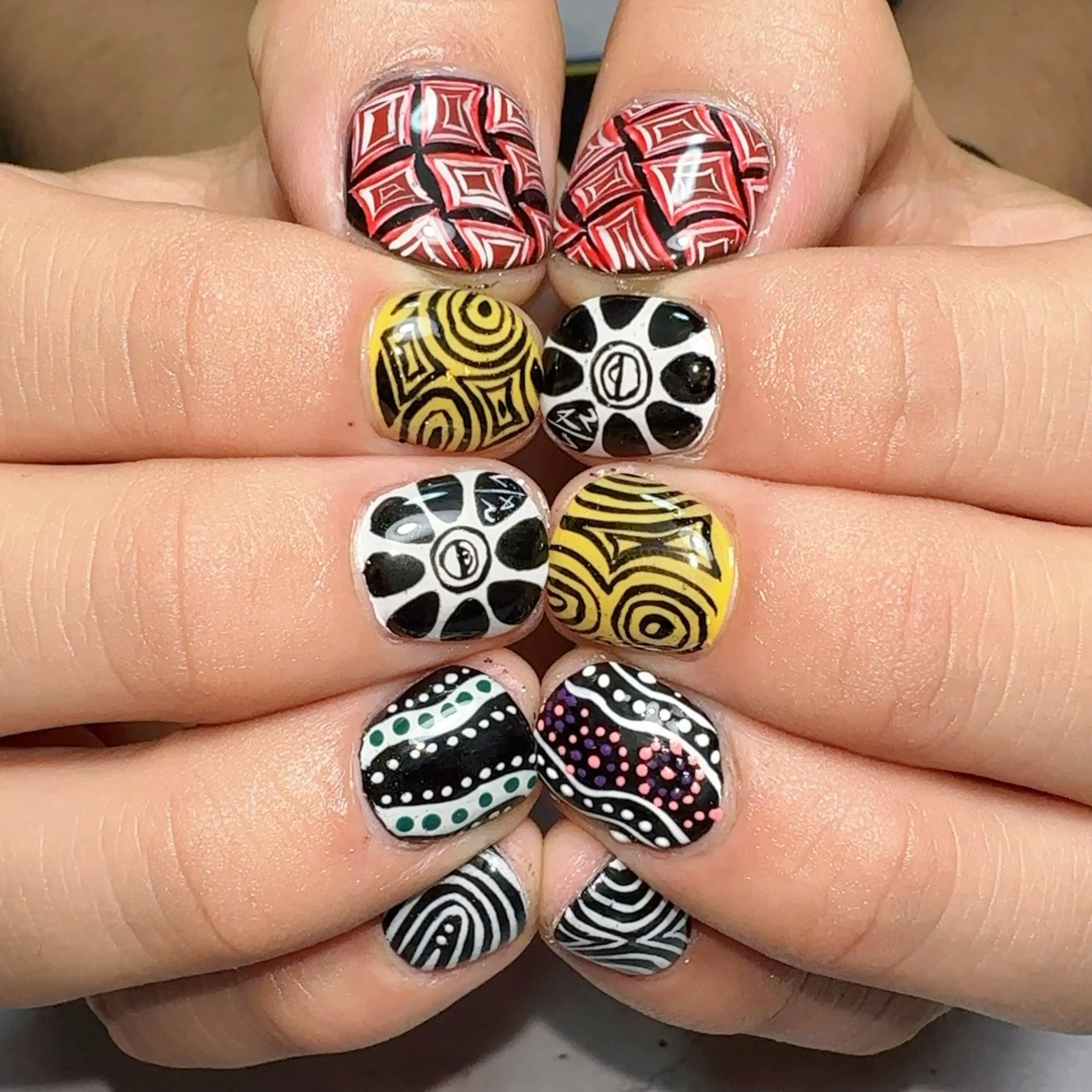 ネイル アートネイル ハンドネイル 上原 悠紀のネイルデザイン