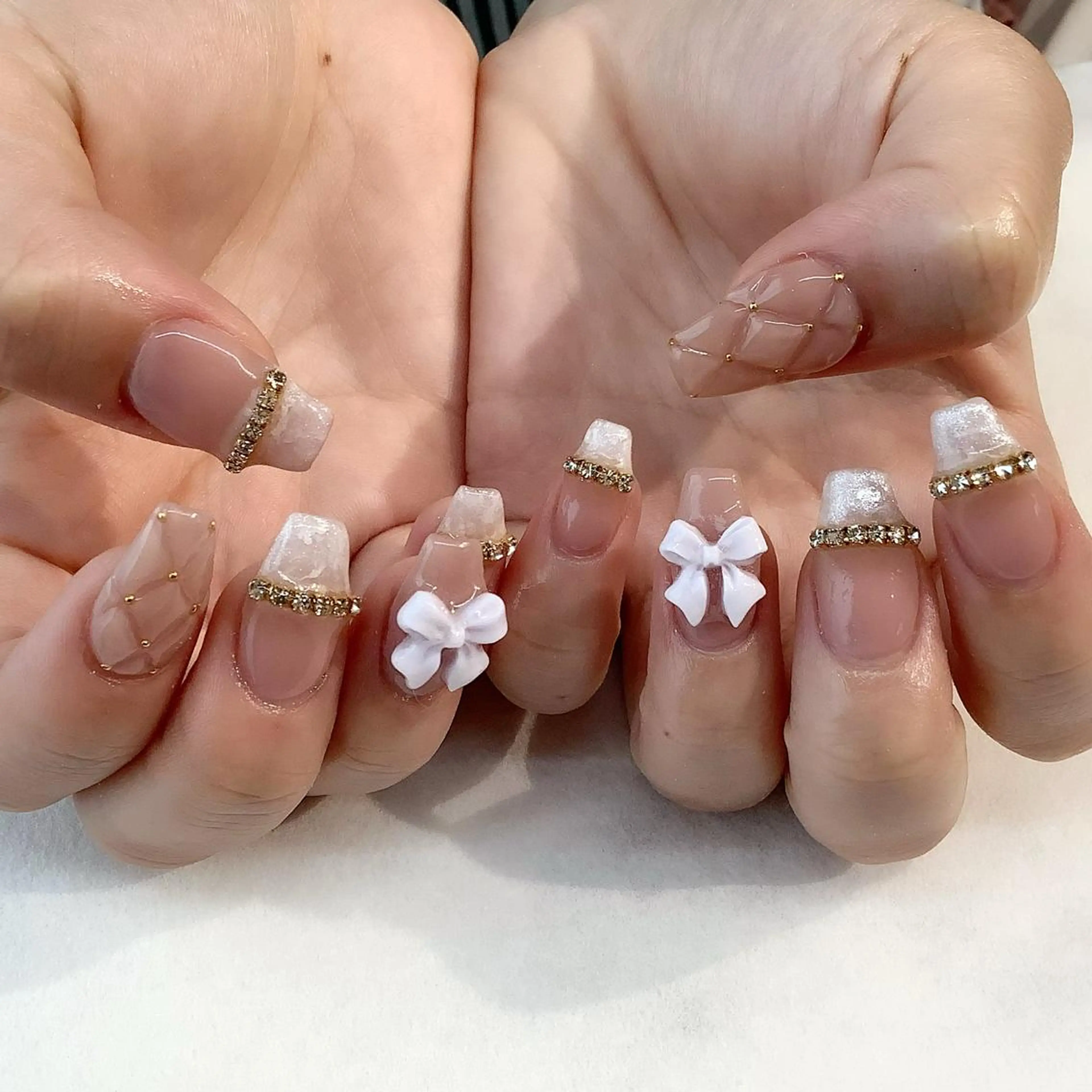 ネイル ハンドネイル 💎🐰 saki. m 🐰💎のネイルデザイン