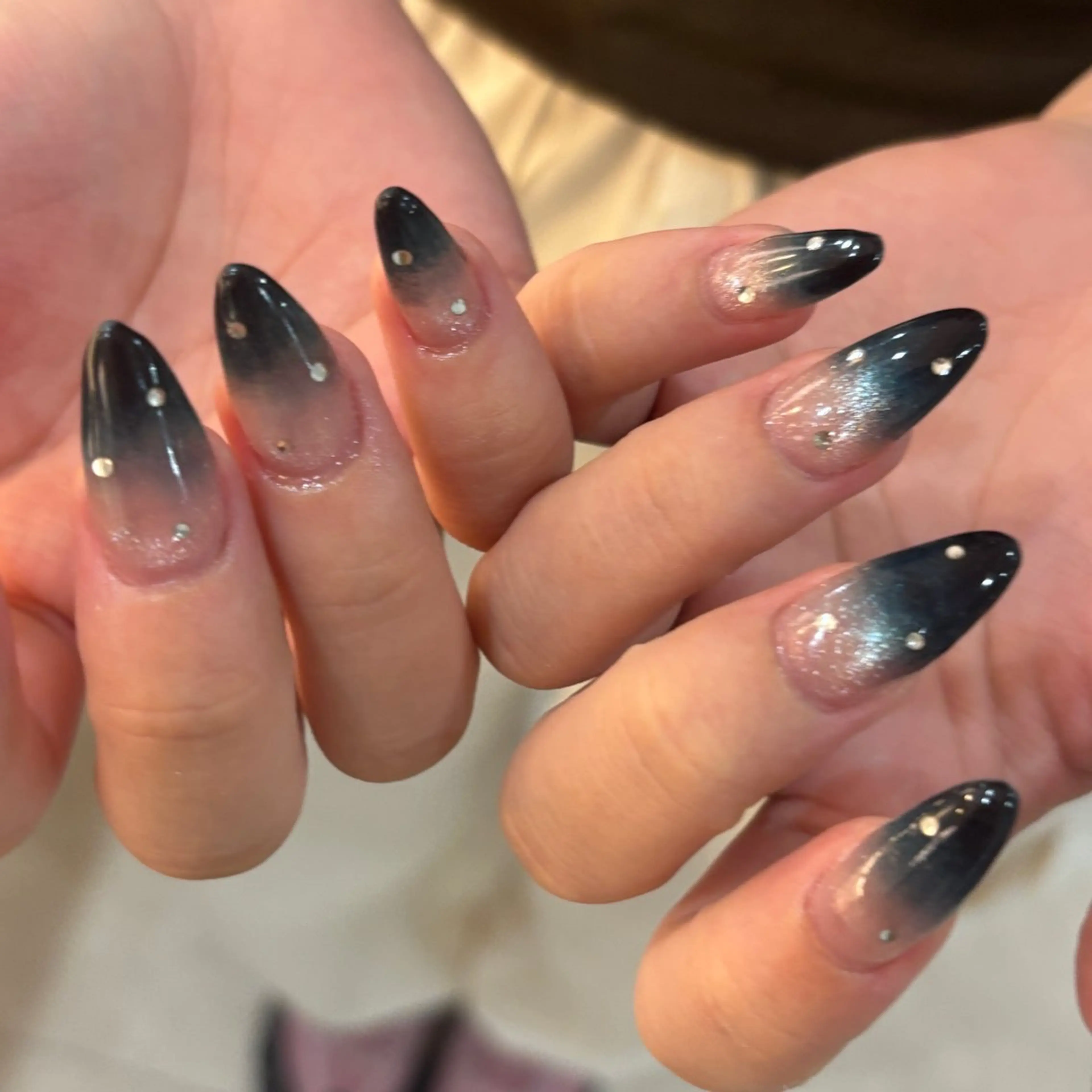 ネイル ハンドネイル フットネイル ゆびノさき茨木店 ニュアンス/アートのネイルデザイン