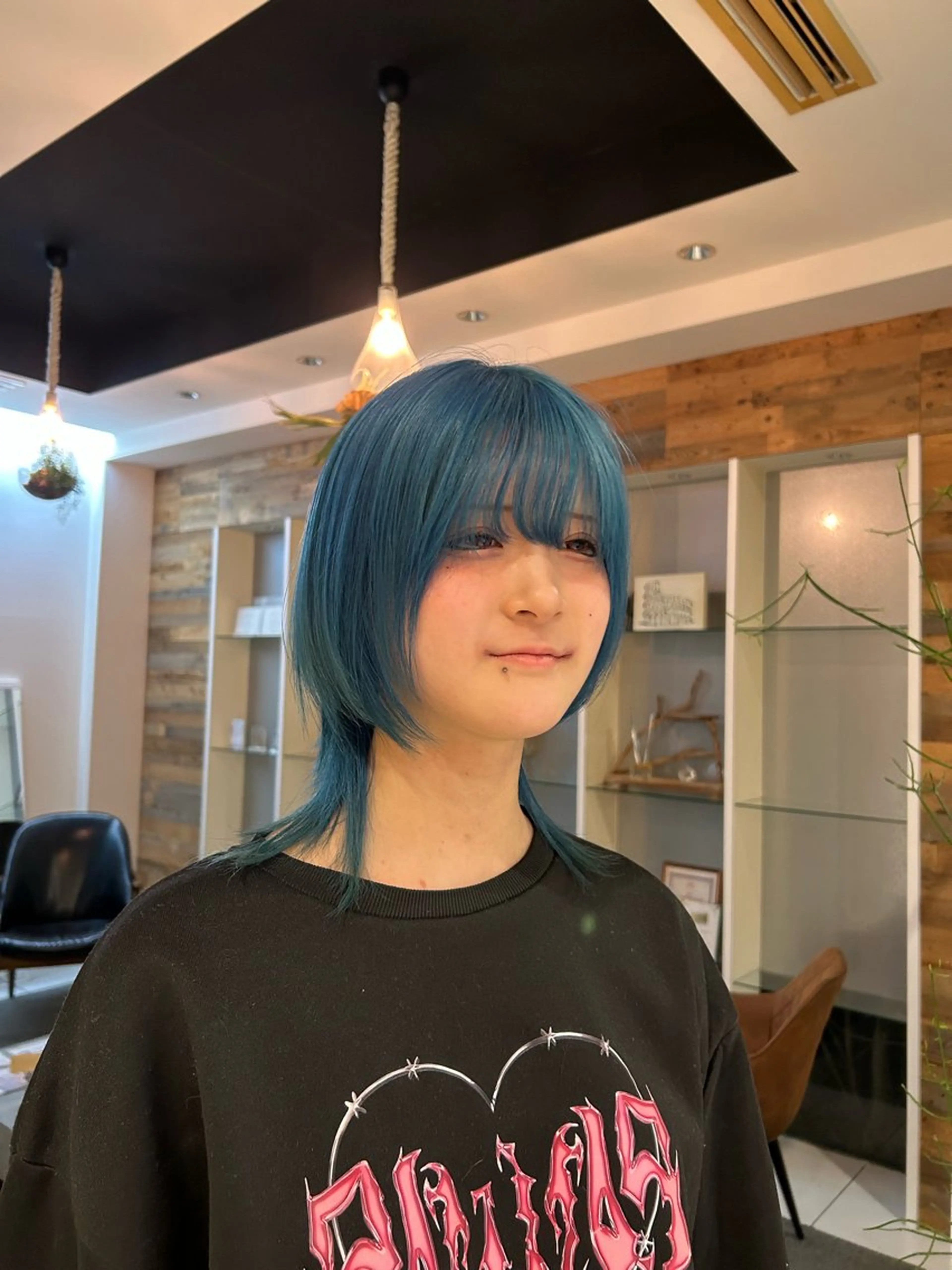 ミディアム カラー ヘアカラー トリートメント 髪質改善/ストレート パーマ長久手/ひかるのヘアスタイル