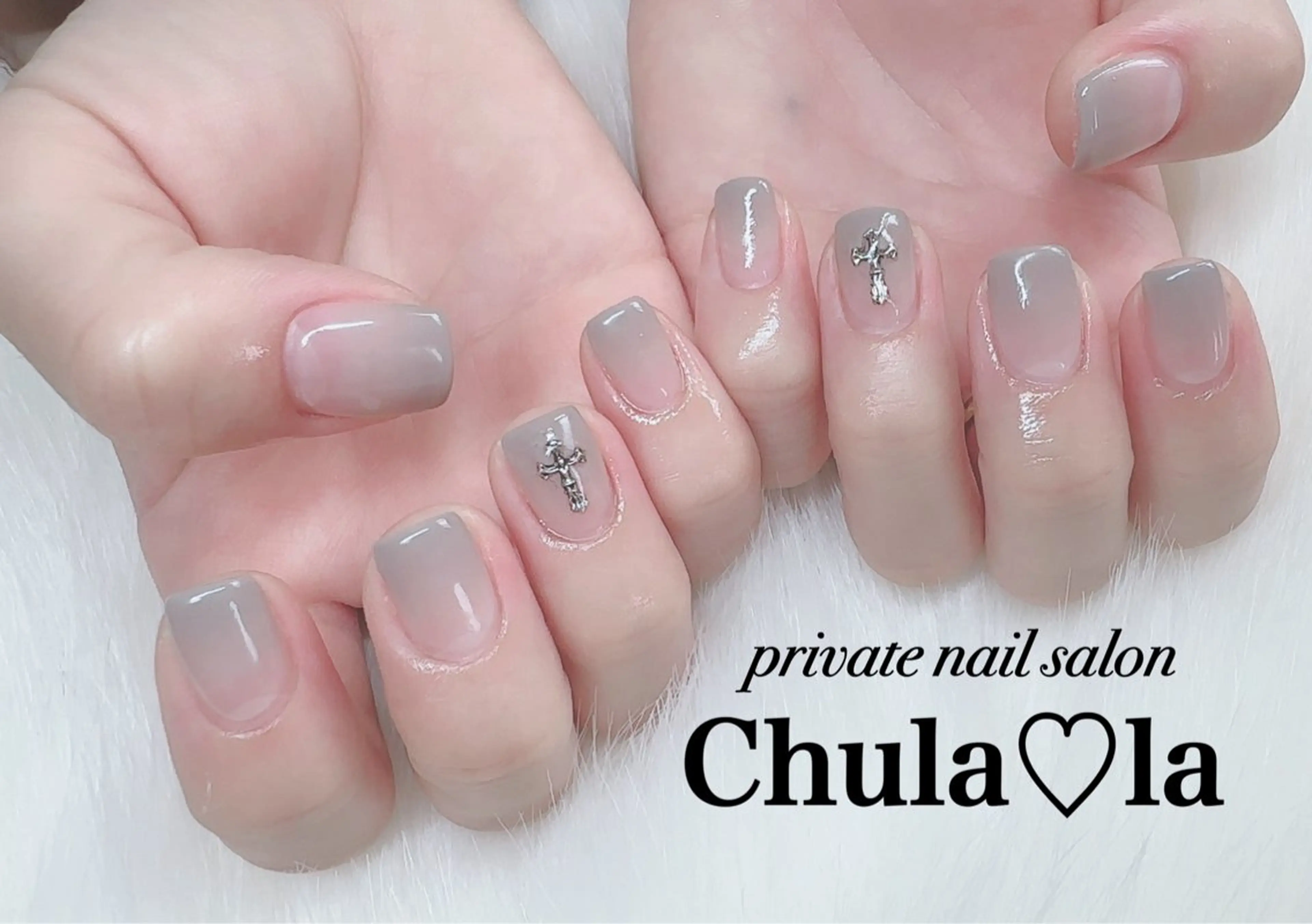 カラーグラデーション／ドライケア込🌼初回付け替えオフ無料※オフ有の場合＋20分程度お時間頂いております。の写真