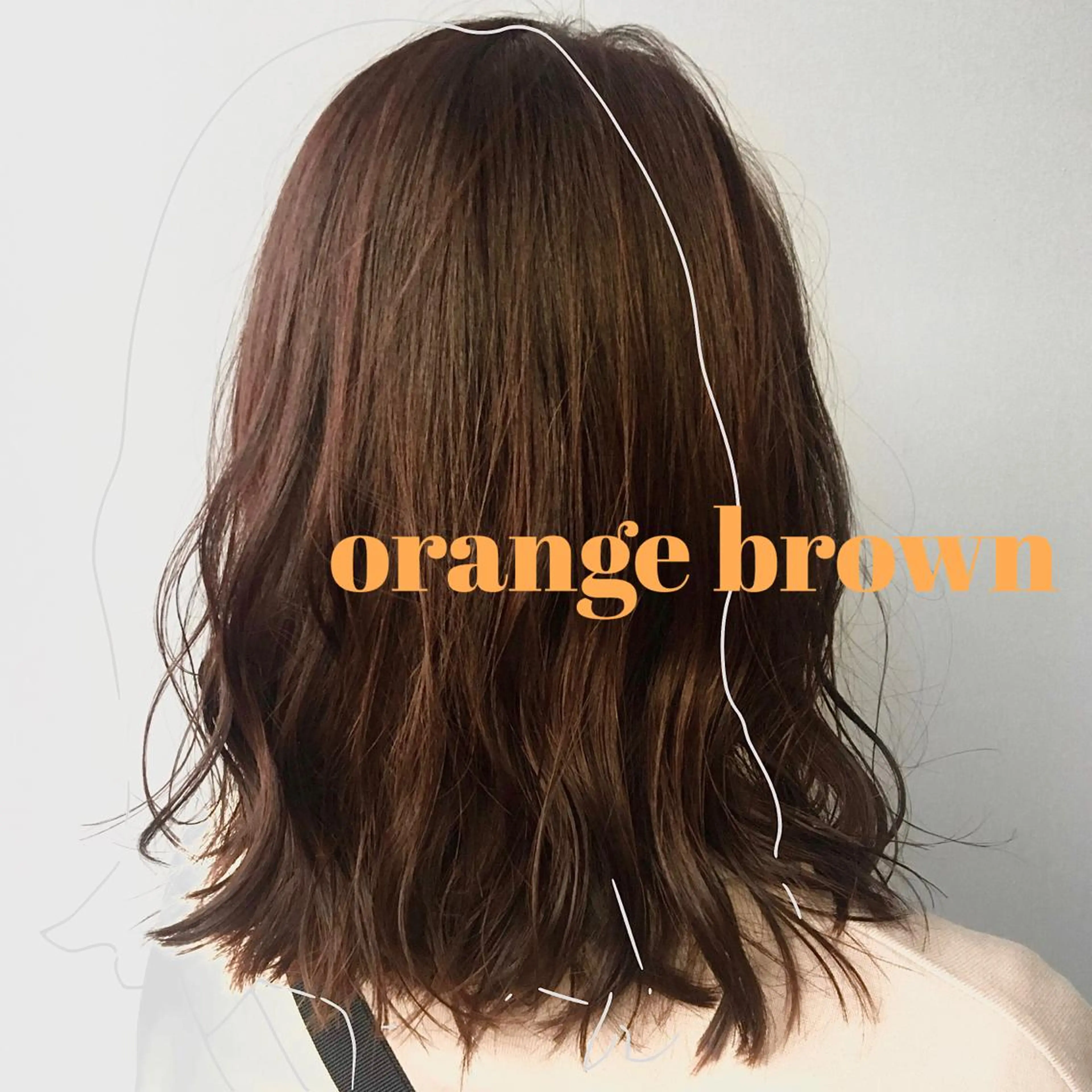 セミロング カラー ヘアアレンジ 赤味消し.髪質改善 🌿𝘠𝘜𝘙𝘐のヘアスタイル