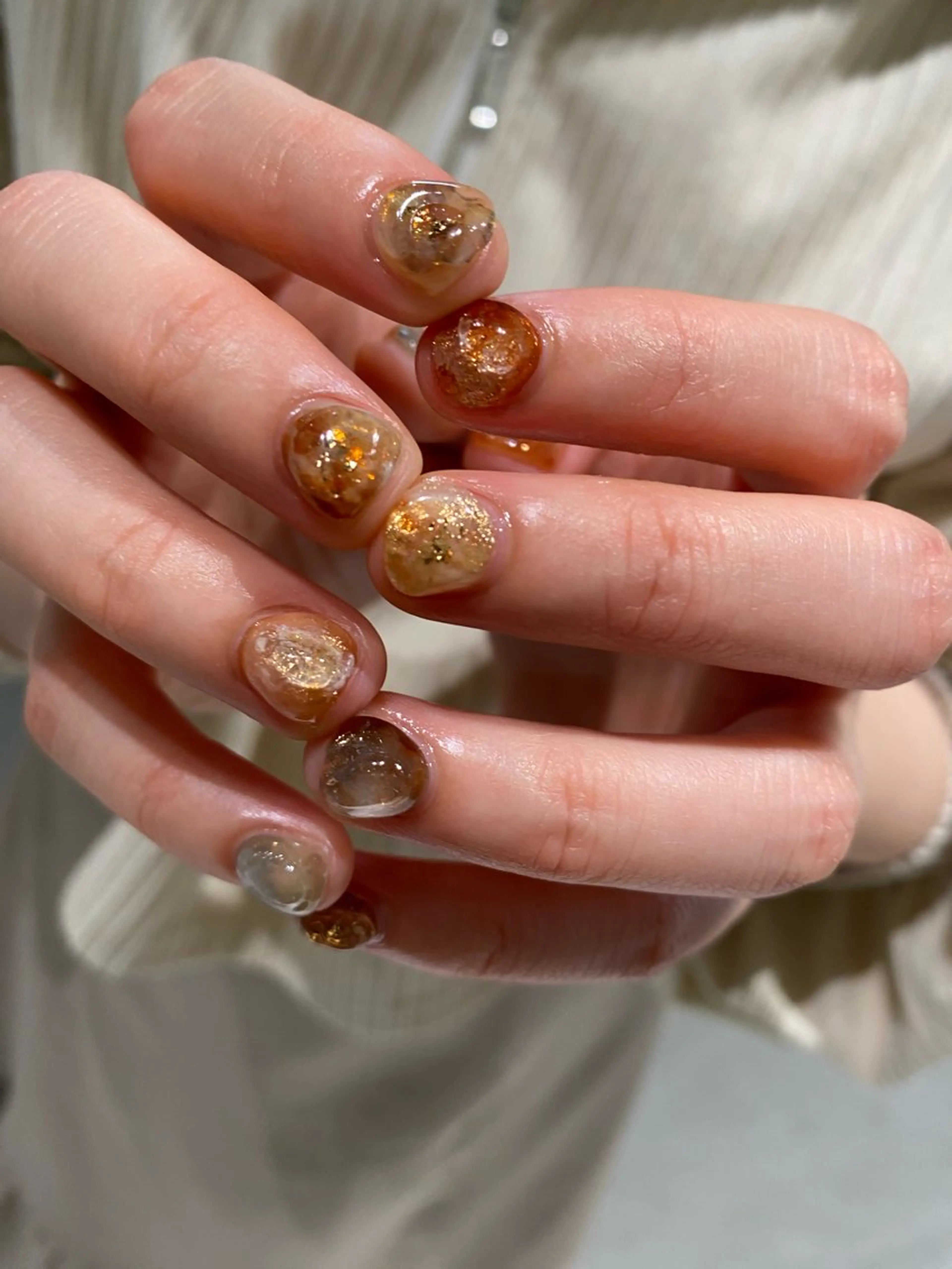 ネイル ニュアンスネイル ハンドネイル Yuriko Omi パラジェル/渋谷のネイルデザイン