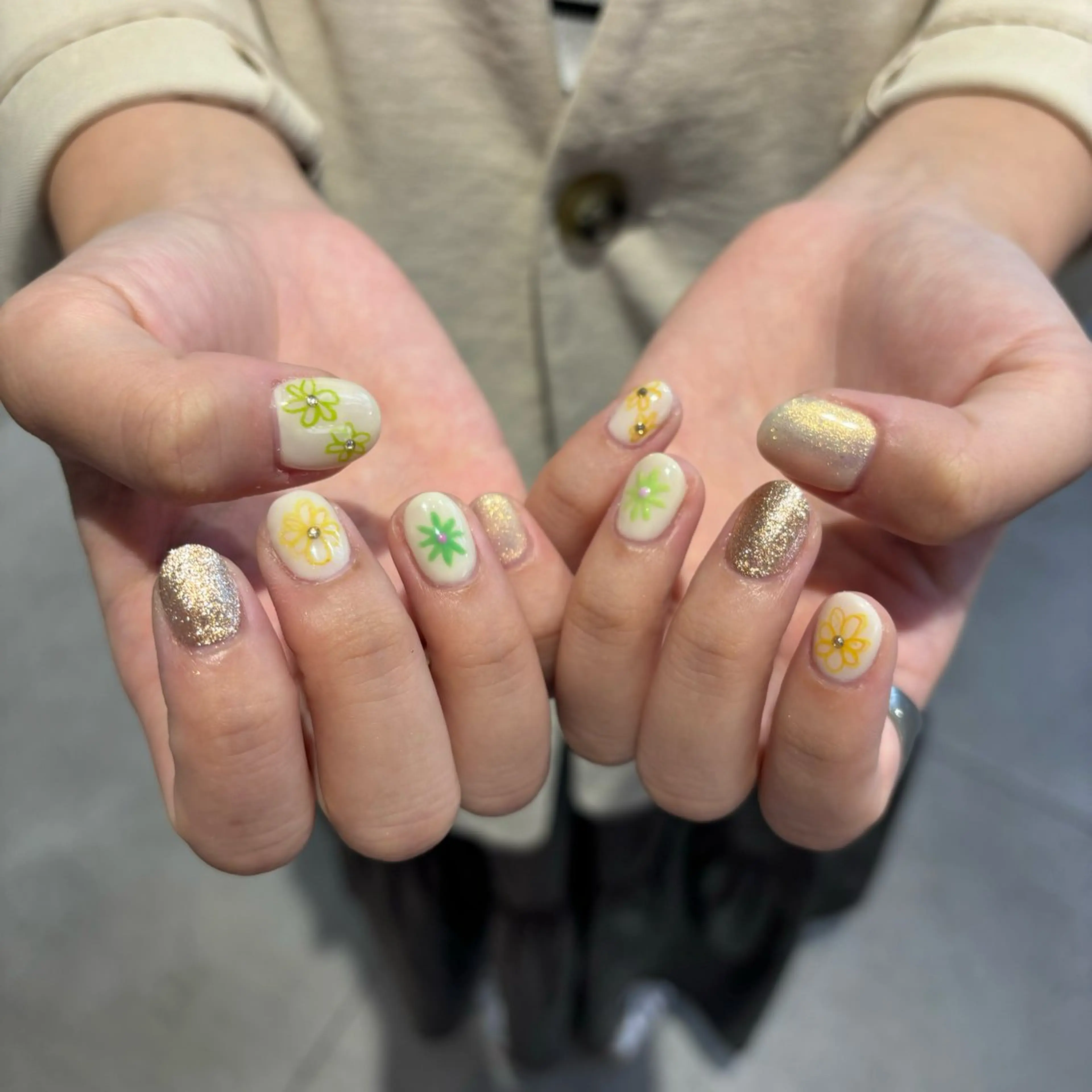 ネイル ハンドネイル ハイトーン/レイヤー nail 百咲💌のヘアスタイル