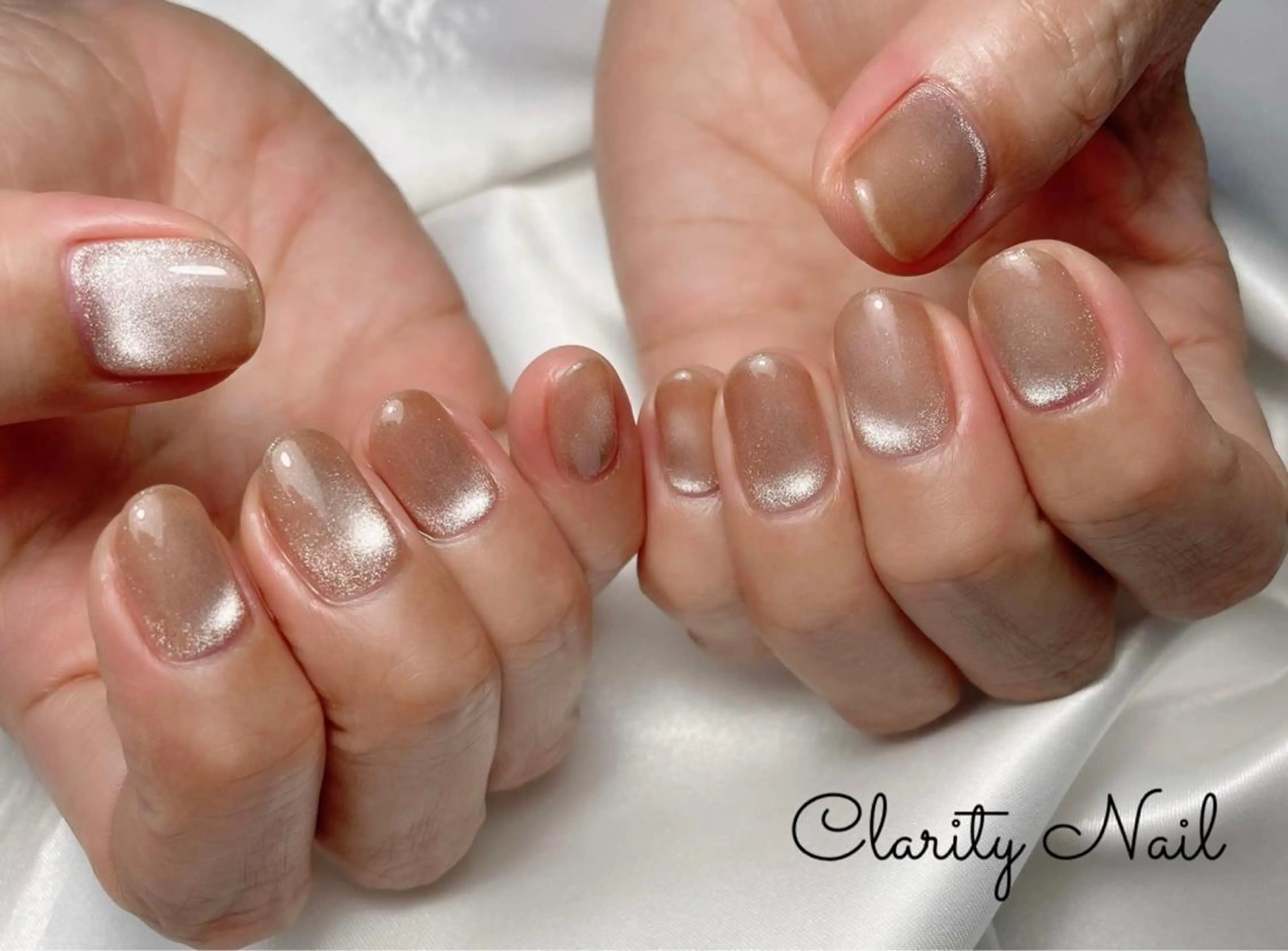 ネイル マグネットネイル ワンカラーネイル ハンドネイル Clarity Nailのネイルデザイン