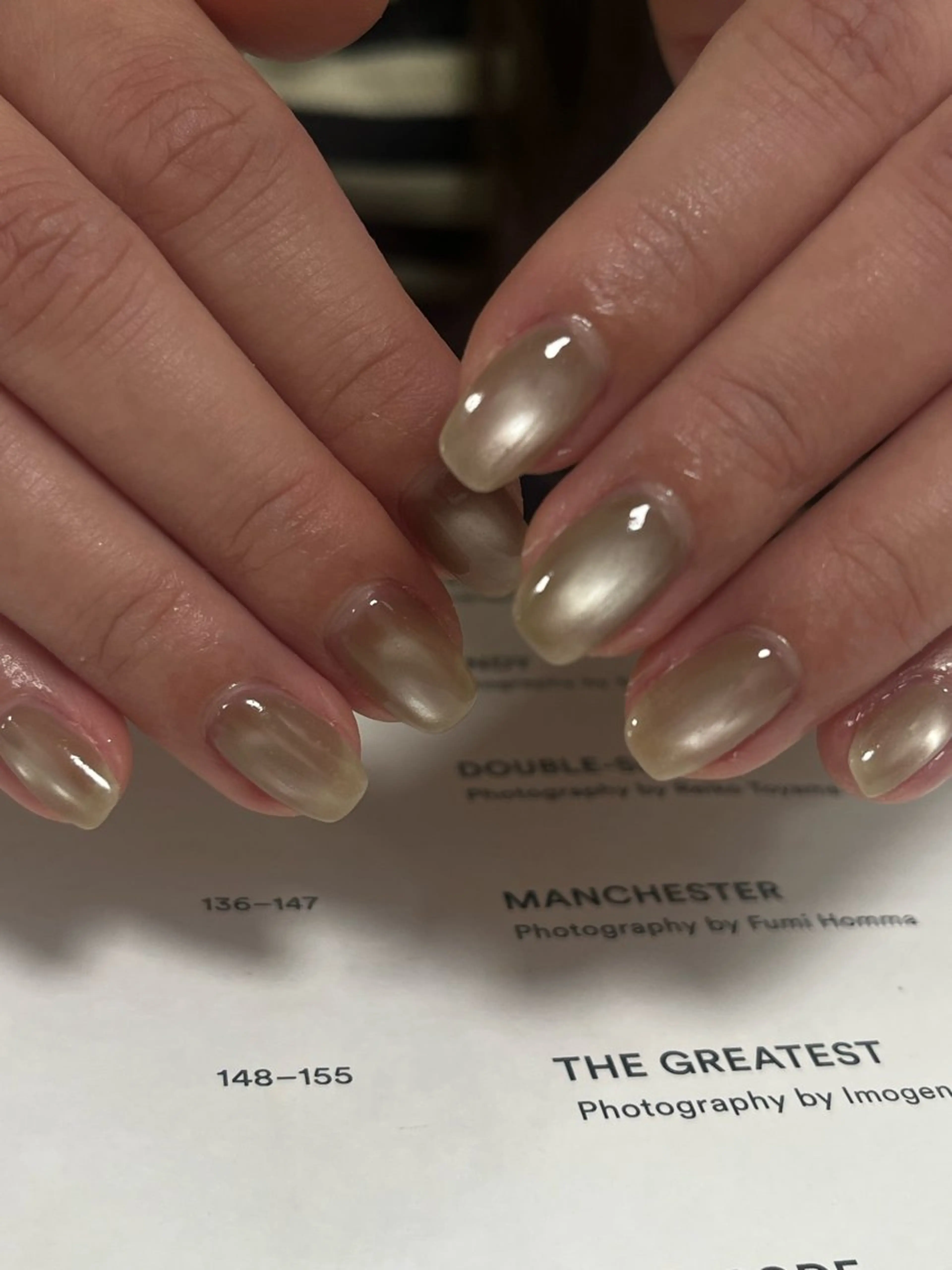 ネイル 氷ネイル・うるうるネイル エレン 南越谷のネイルデザイン