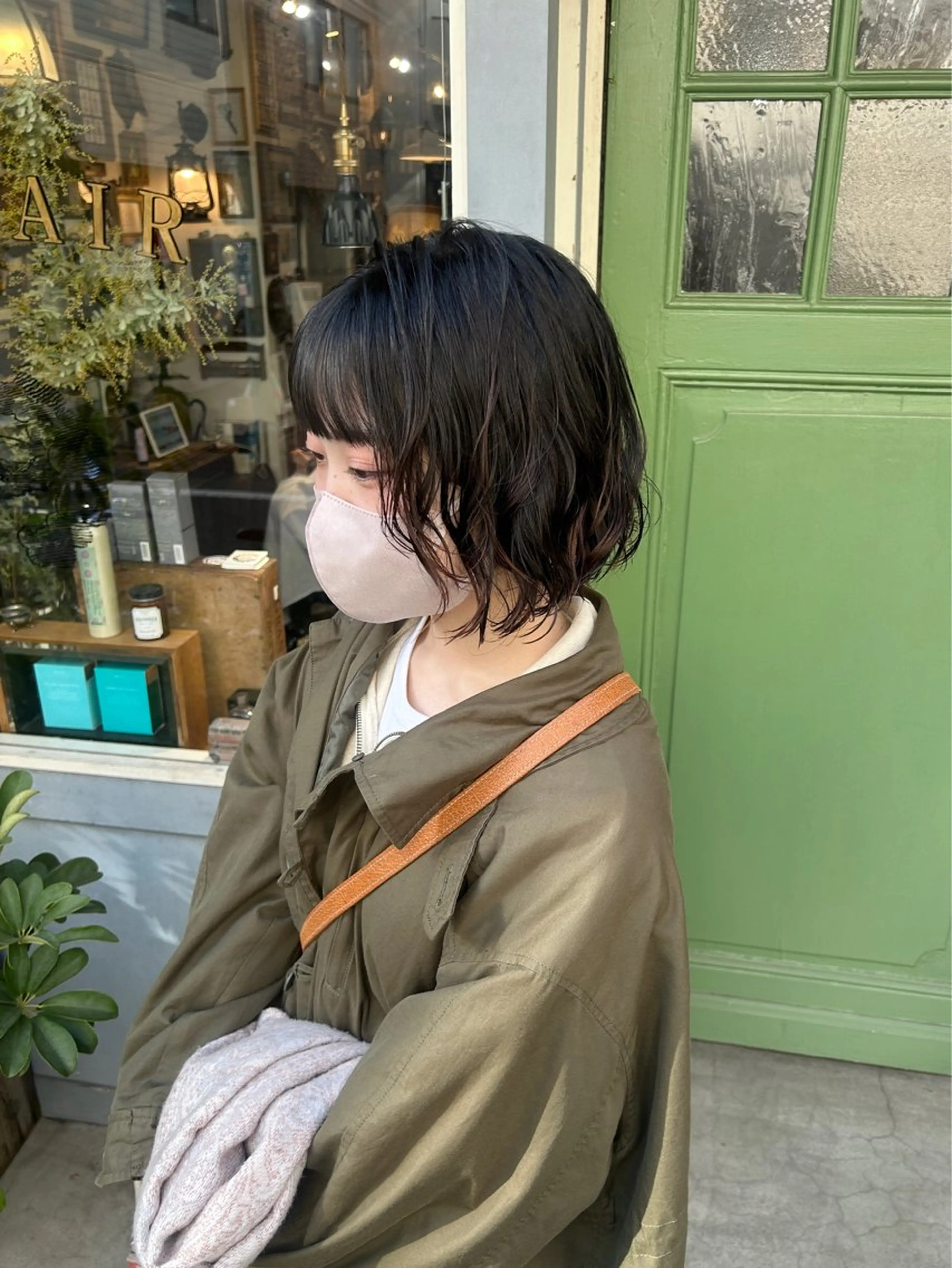 ショート パーマ カット パーマ ヘッドスパ 清水千優/パーマ/透 明感カラー/メンズのヘアスタイル