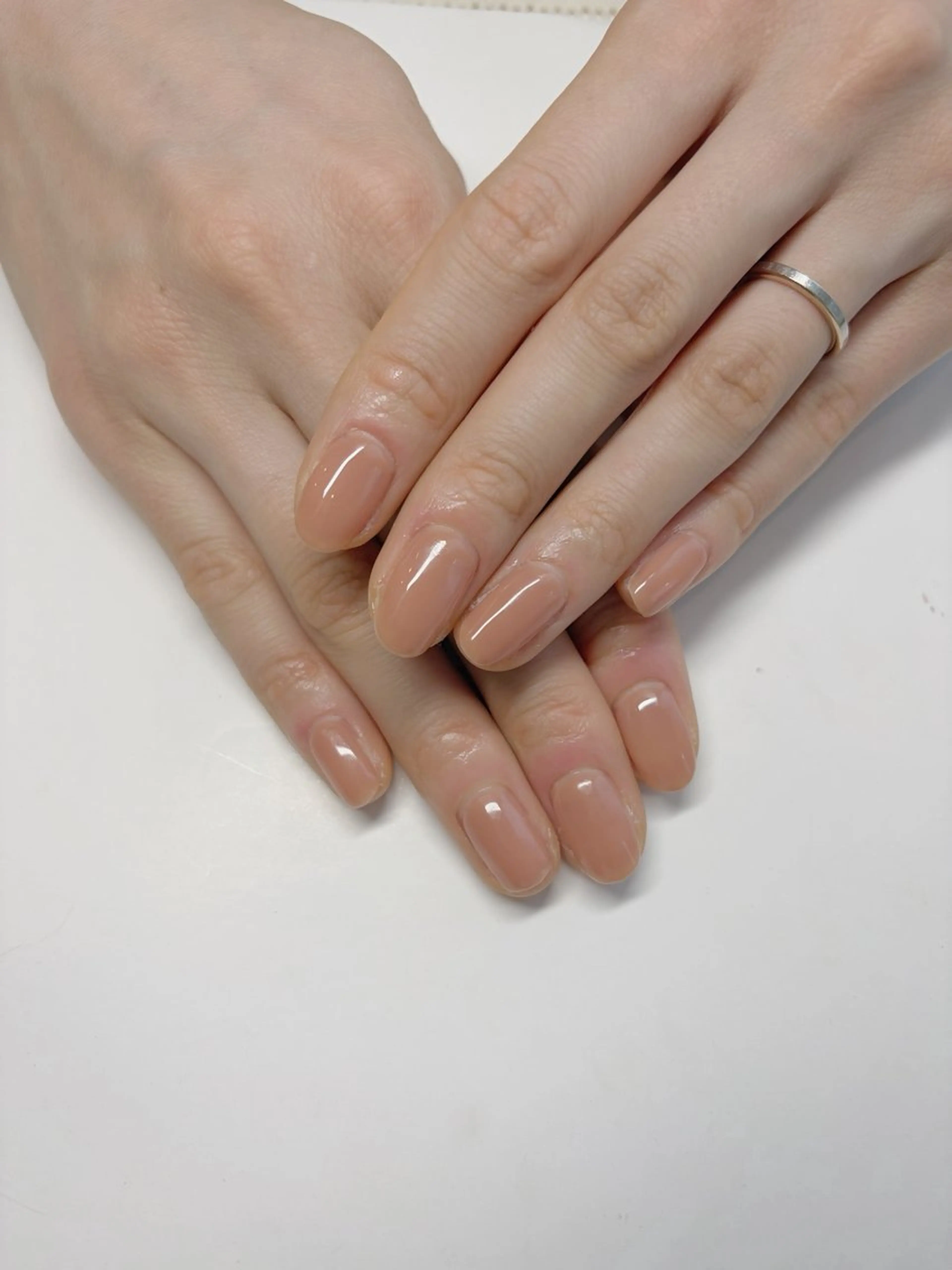 ネイル ワンカラーネイル 有城 水葉のネイルデザイン