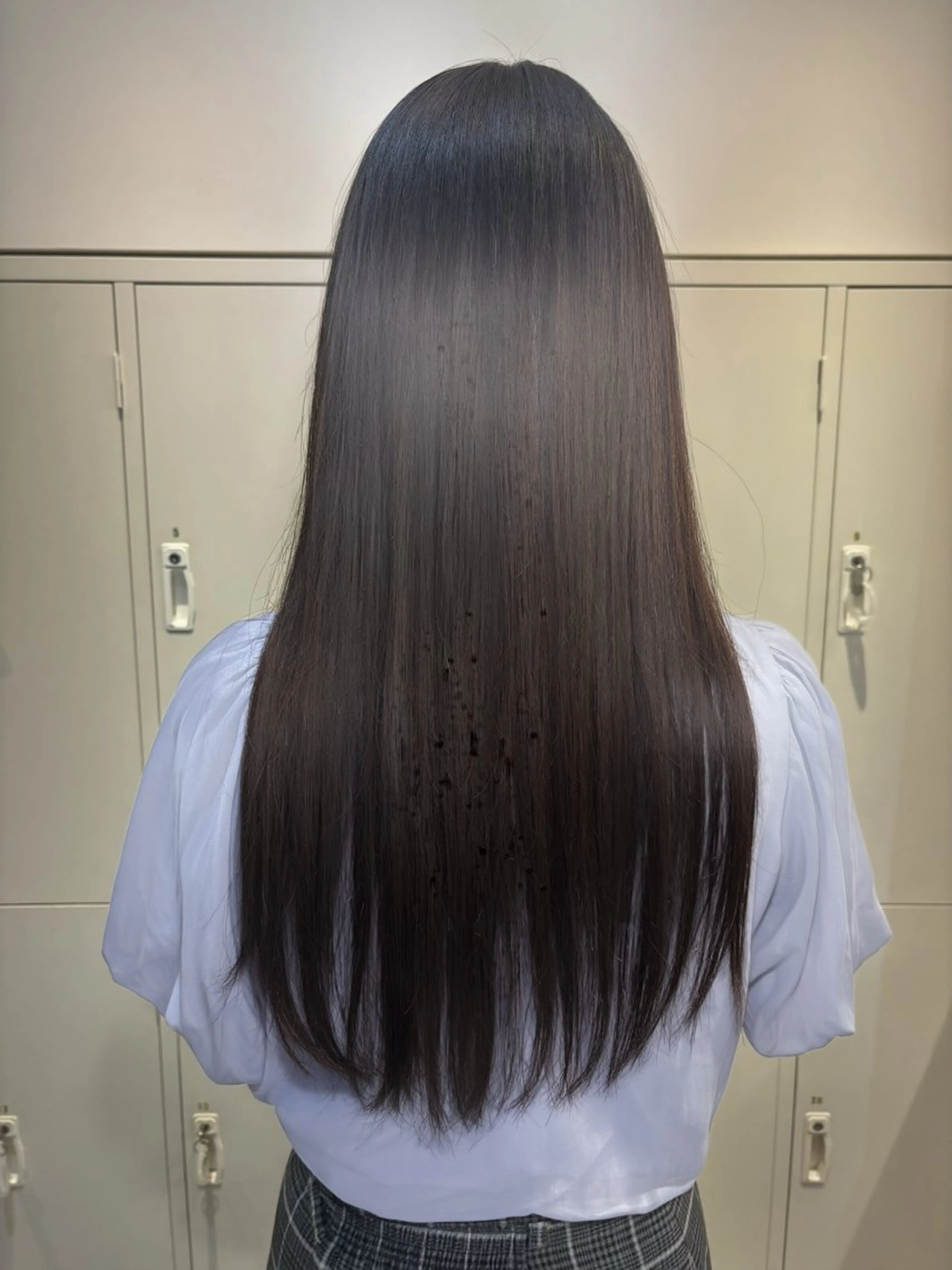 ロング 縮毛矯正 カット 縮毛矯正 🍀祥吾🍀レイヤー 艶髪❣️髪質改善❤️のヘアスタイル