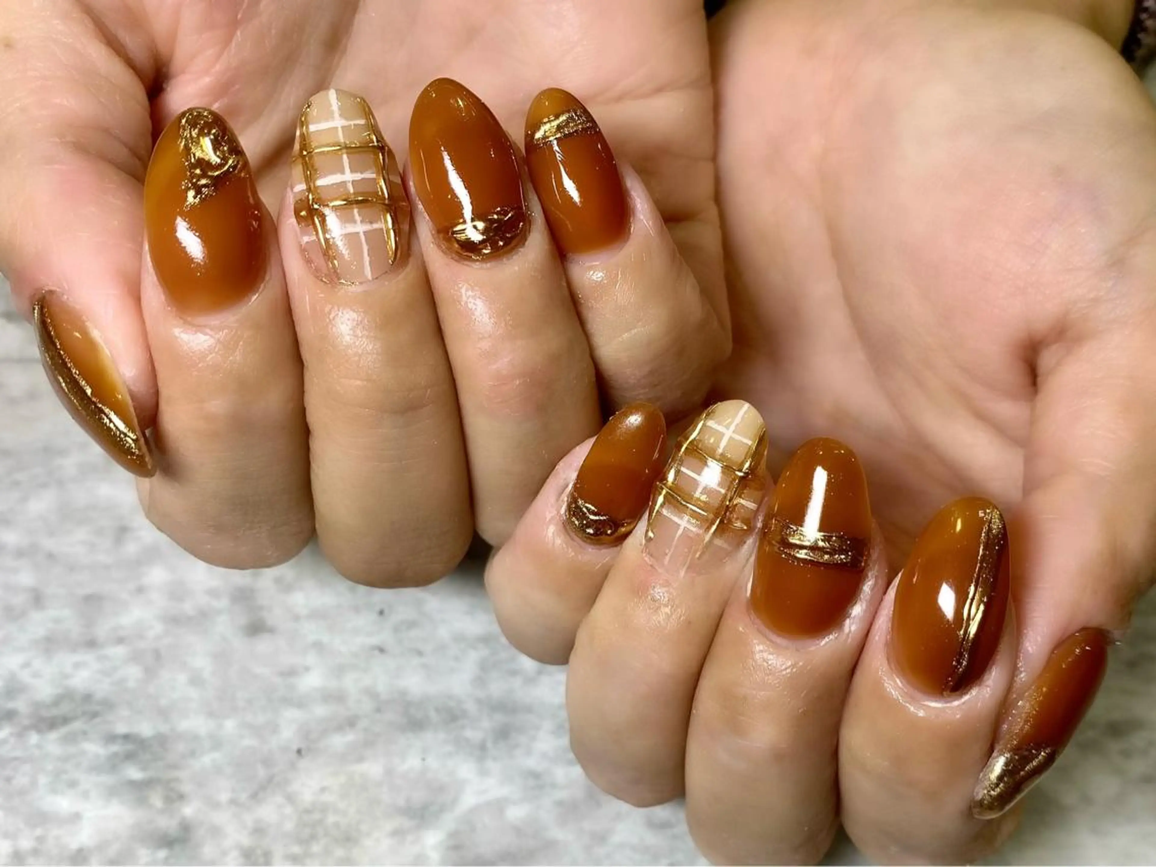 ネイル ハンドネイル L'ecrin所属・L'ecrin 田中のネイルデザイン