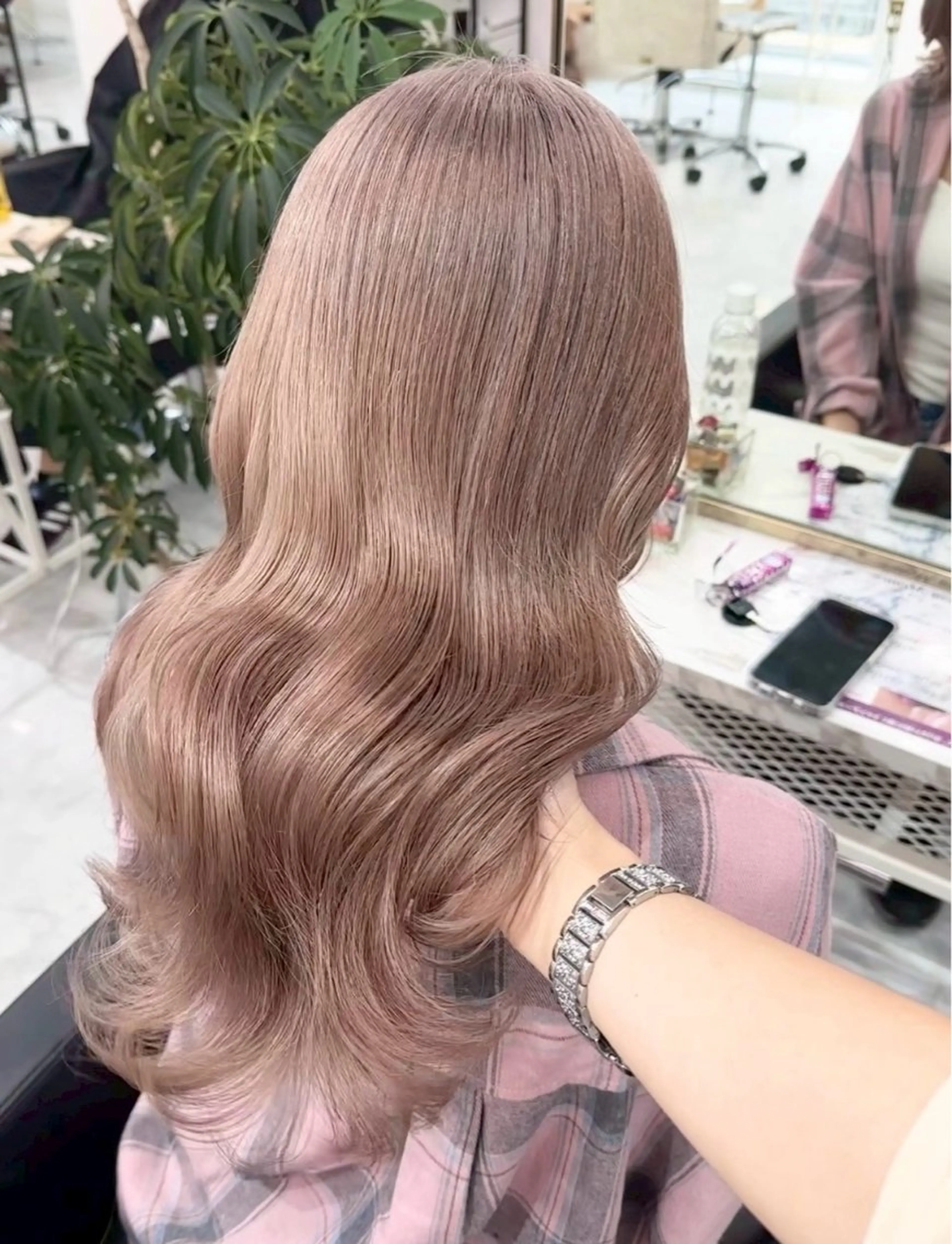 カラー ⭐️ハイトーン⭐️ 💕SAKURA💕のヘアスタイル