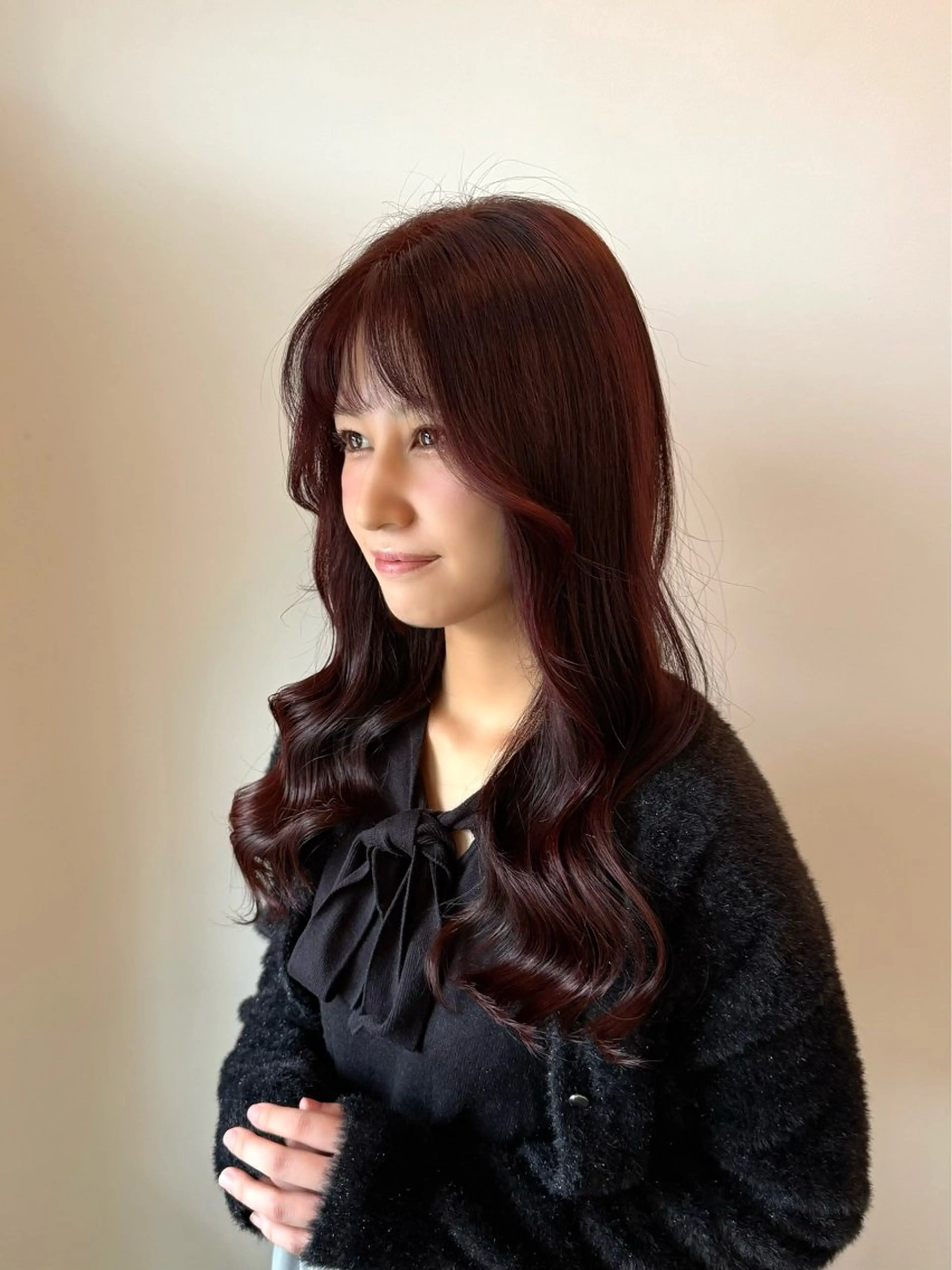 ロング カラー カット ヘアカラー フラム所属・WATANABE MISAKIのヘアスタイル