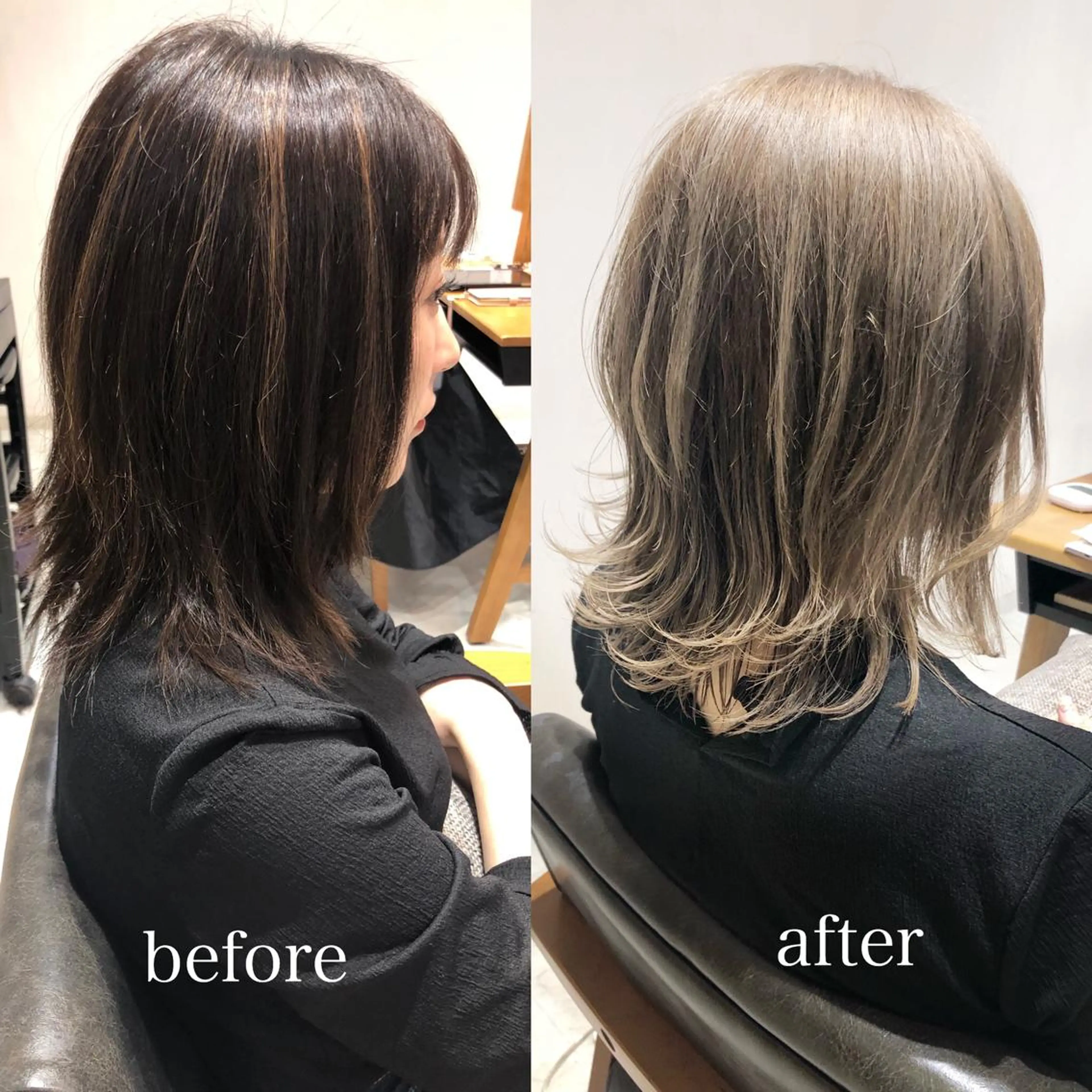 ミディアム カラー 🌟イメチェン美容師 🌟清水 大輝のヘアスタイル