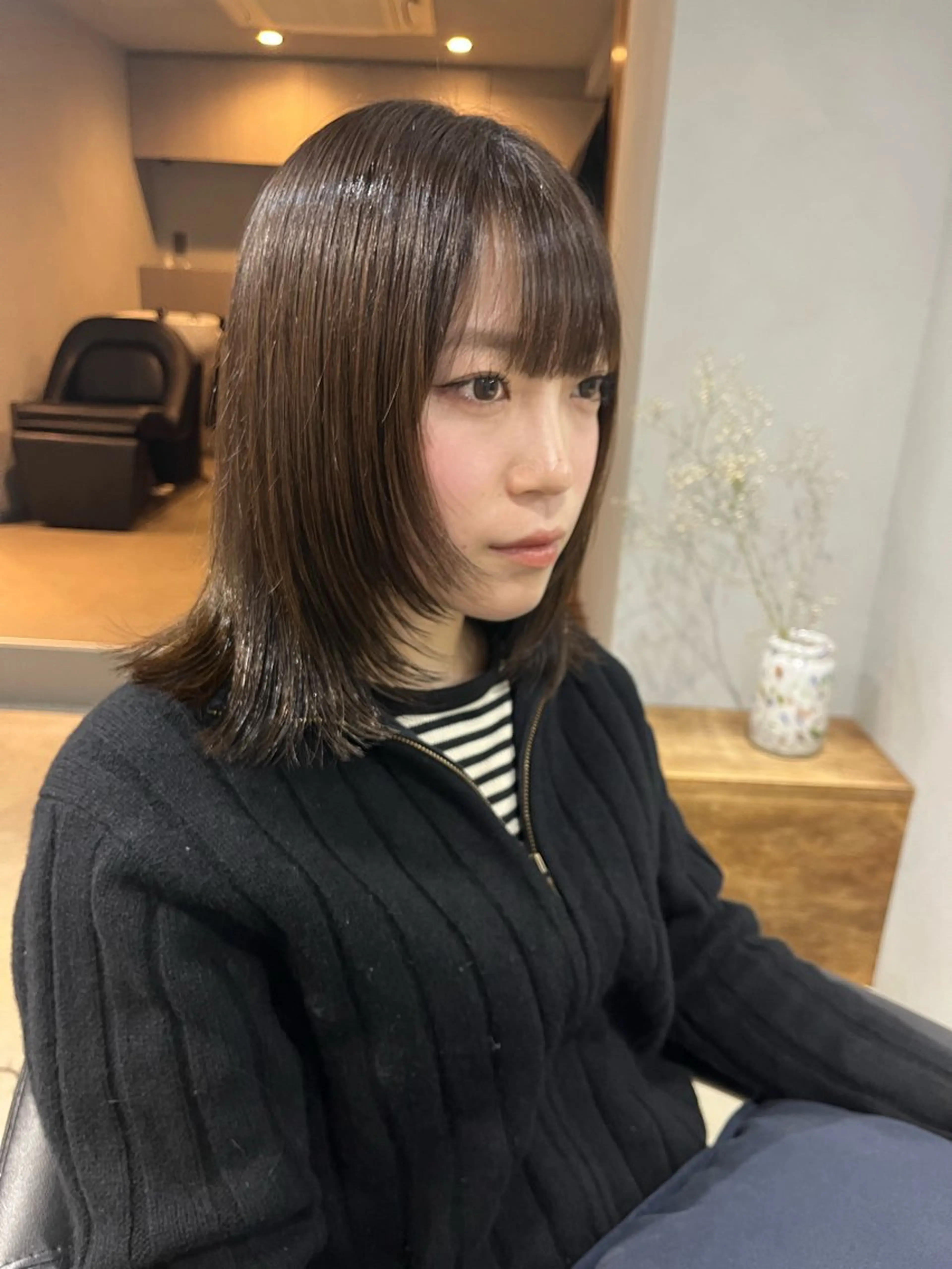 ミディアム カット ヘアカラー 【arc】 佐藤未希穂/ショートのヘアスタイル