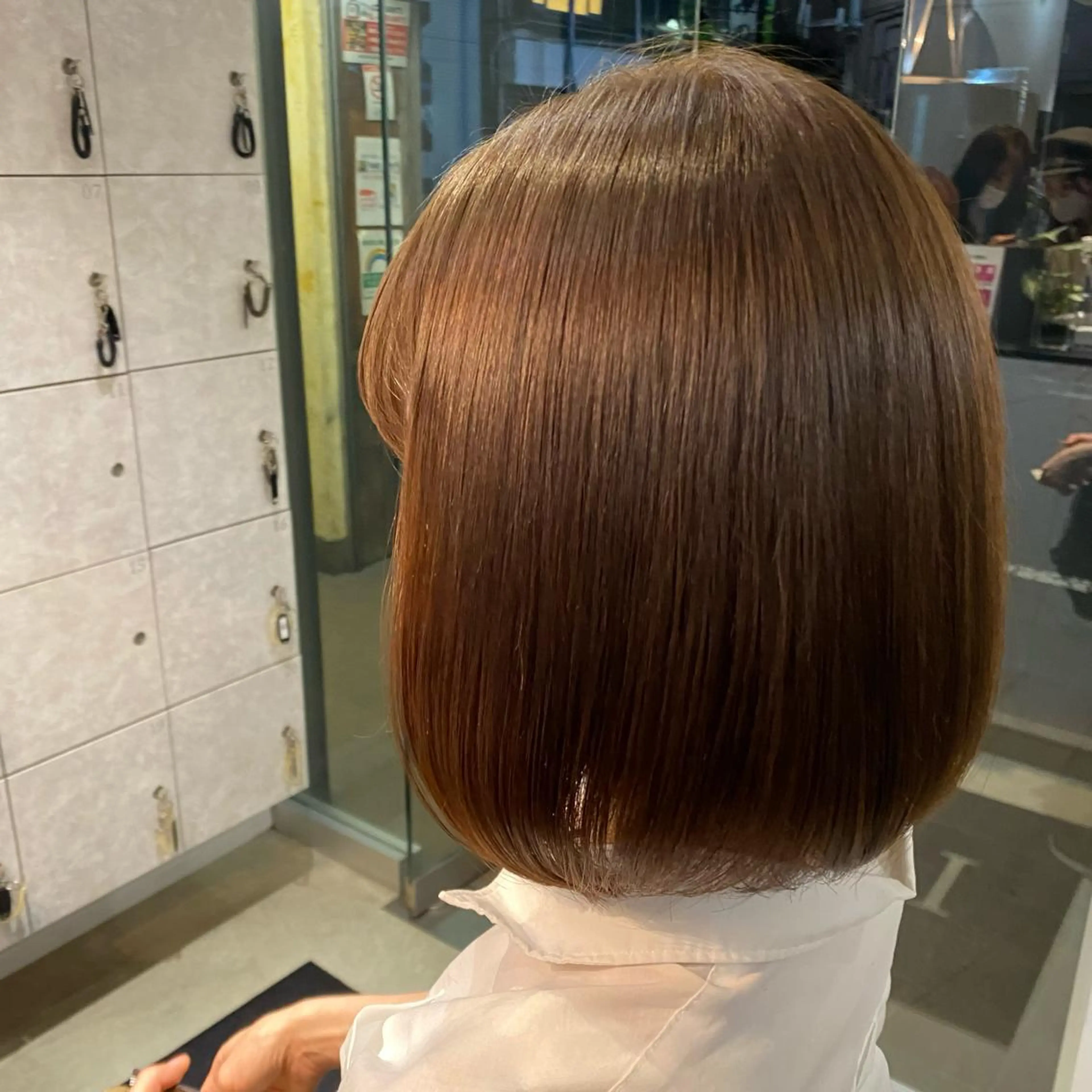 ショート カラー ブラウンカラー 透明感カラー 増子 祐太朗のヘアスタイル