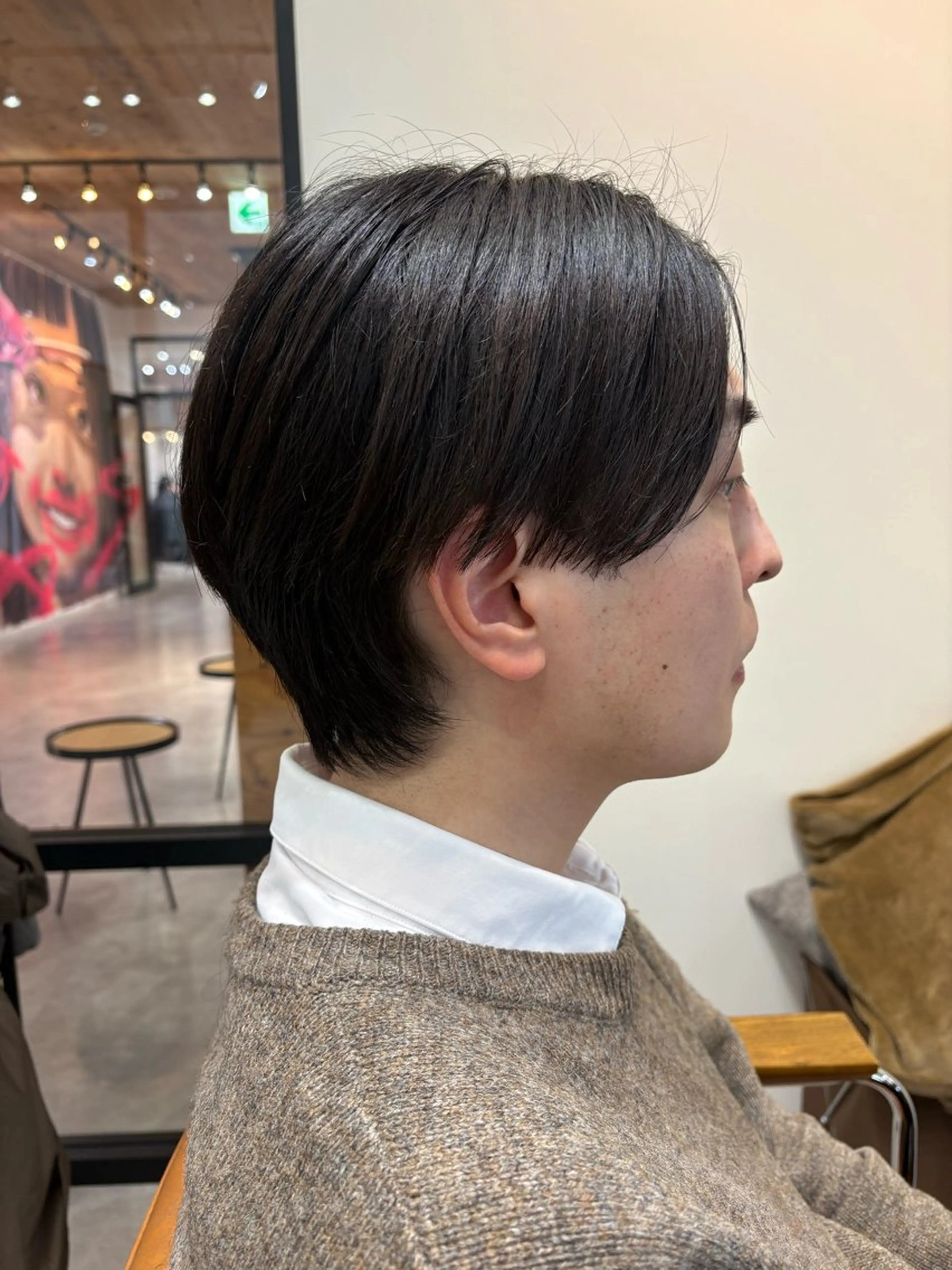 メンズ センターパート ツーブロック カット JAM吉祥寺所属・メンズカット クドウユウキのヘアスタイル