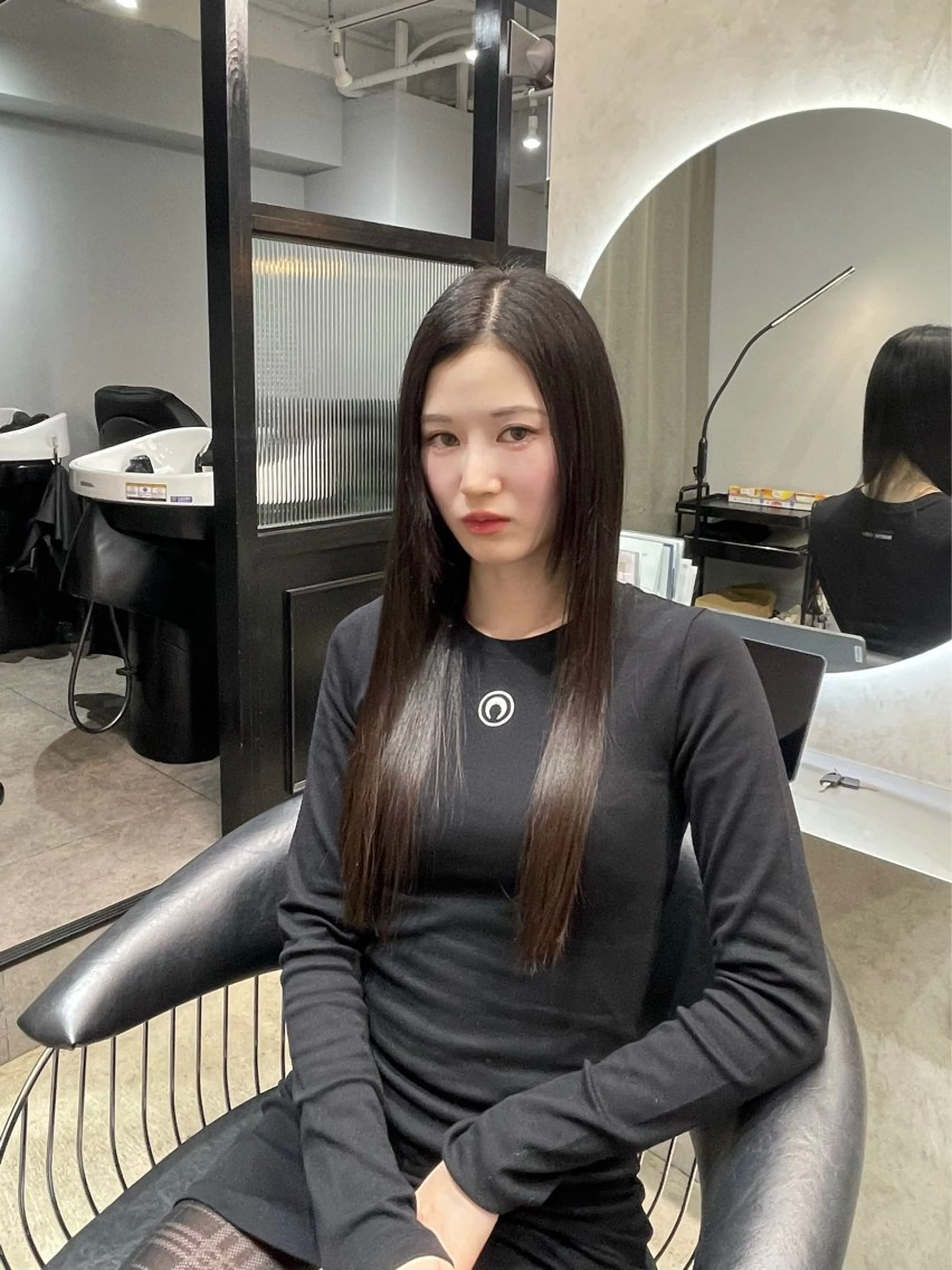 ロング トリートメント etora 渋谷所属・ワンホンヘア🇨🇳 髪質改善/itaruのヘアスタイル