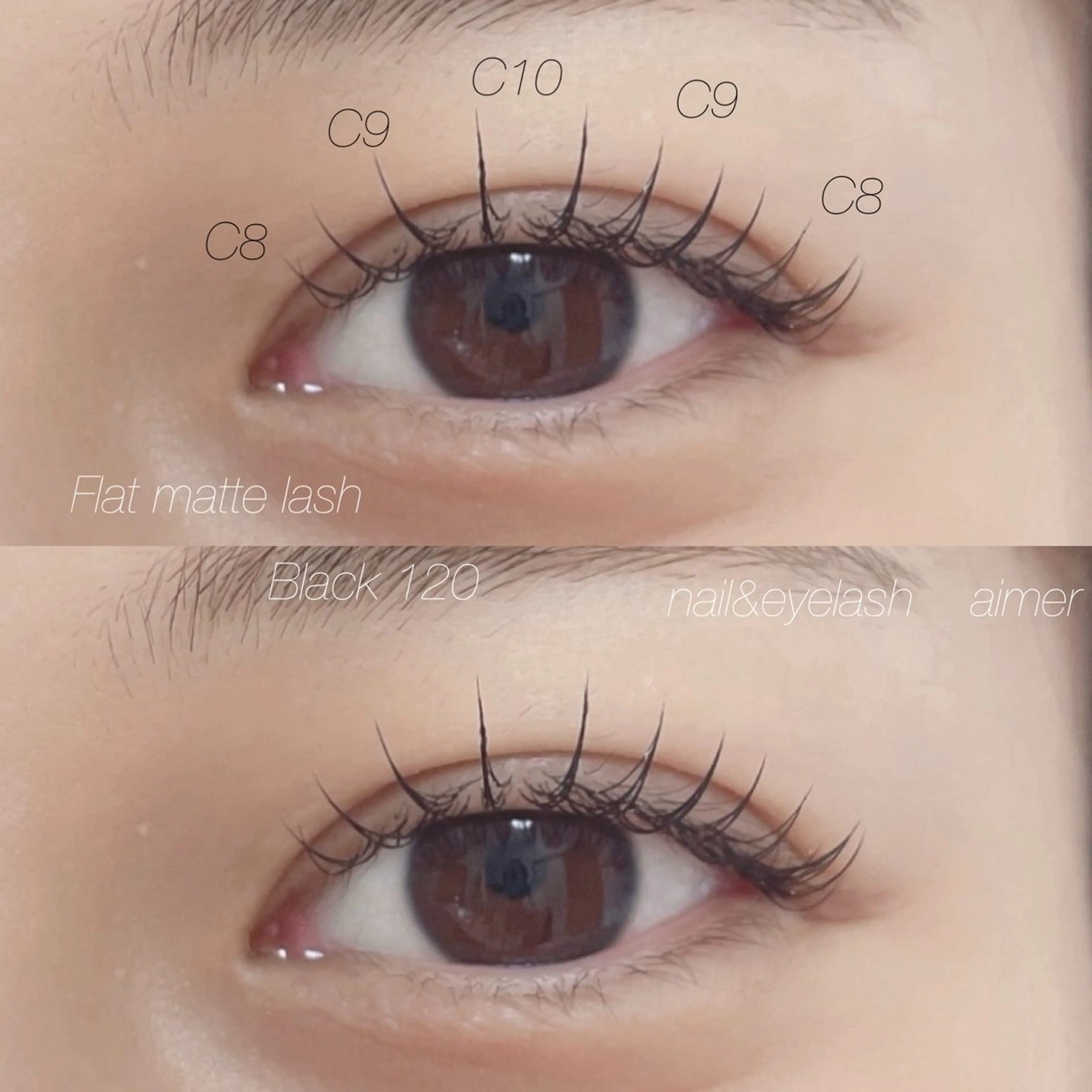 マツエク・マツパ nail&eye aimerのマツエク・マツパデザイン