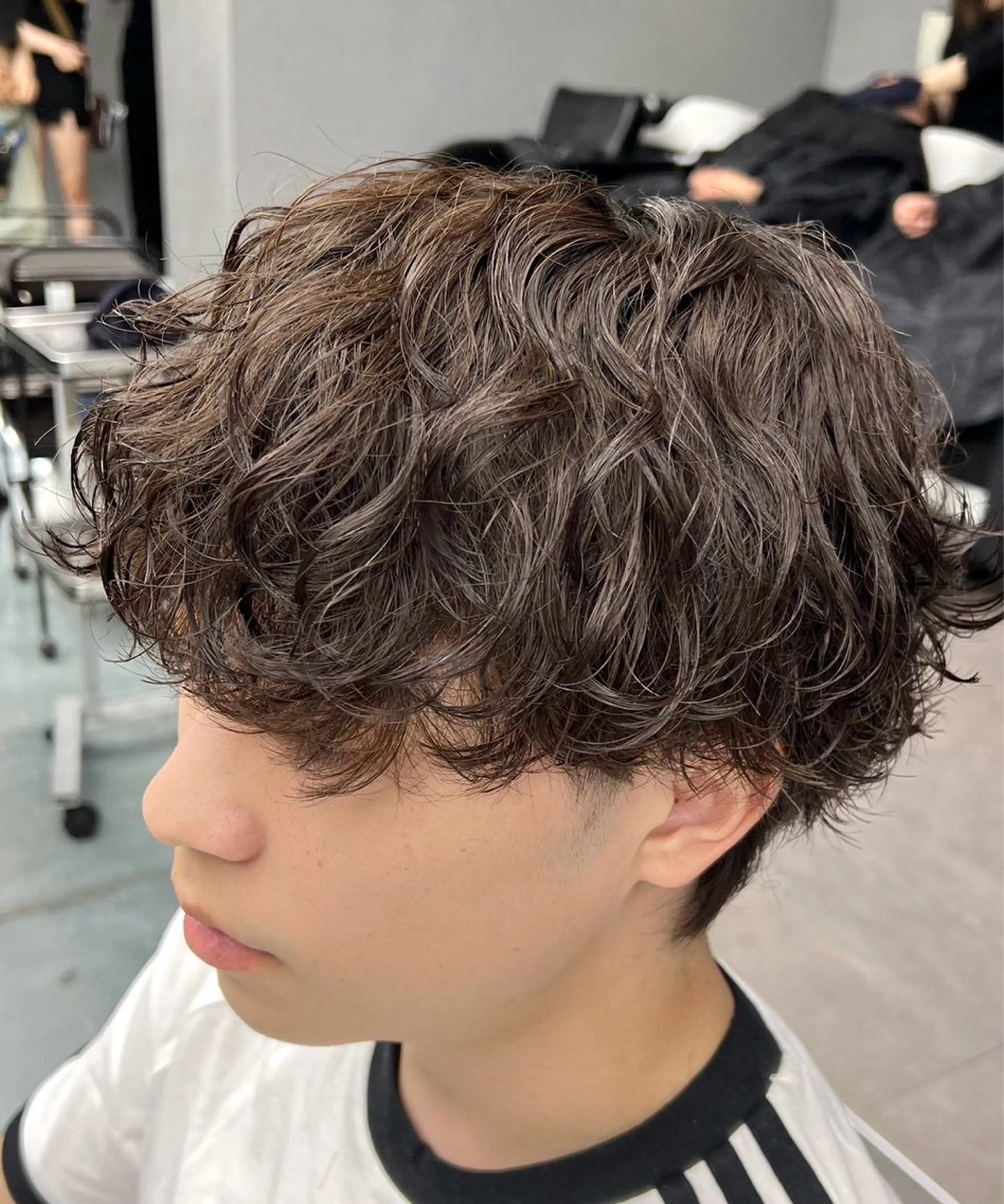 パーマ メンズ カット パーマ シャドウパーマ/ ルーズパーマ/メンズのヘアスタイル