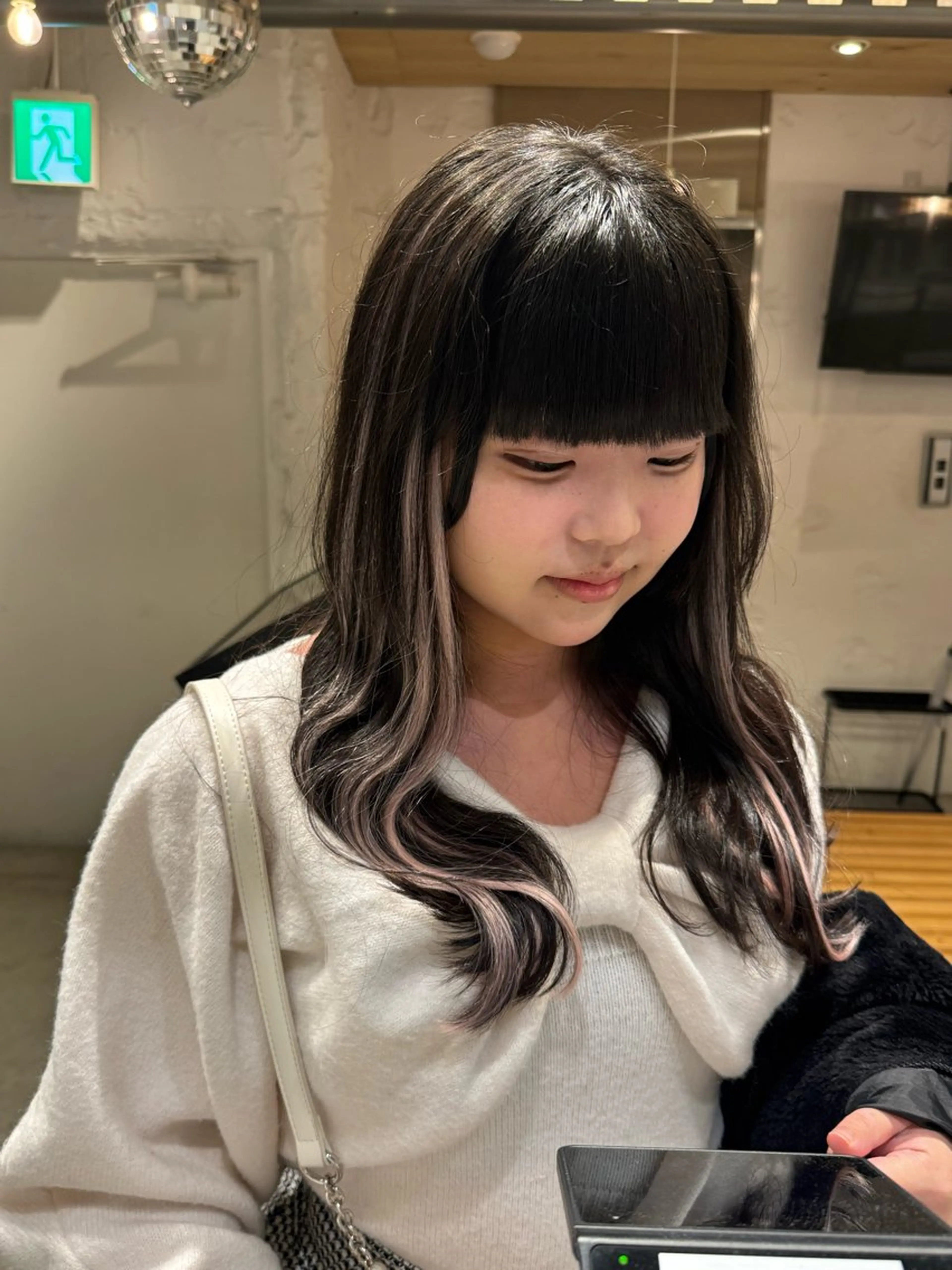 ロング ヘアカラー エクステ 🌶推しカラー RINA🌶´-のヘアスタイル