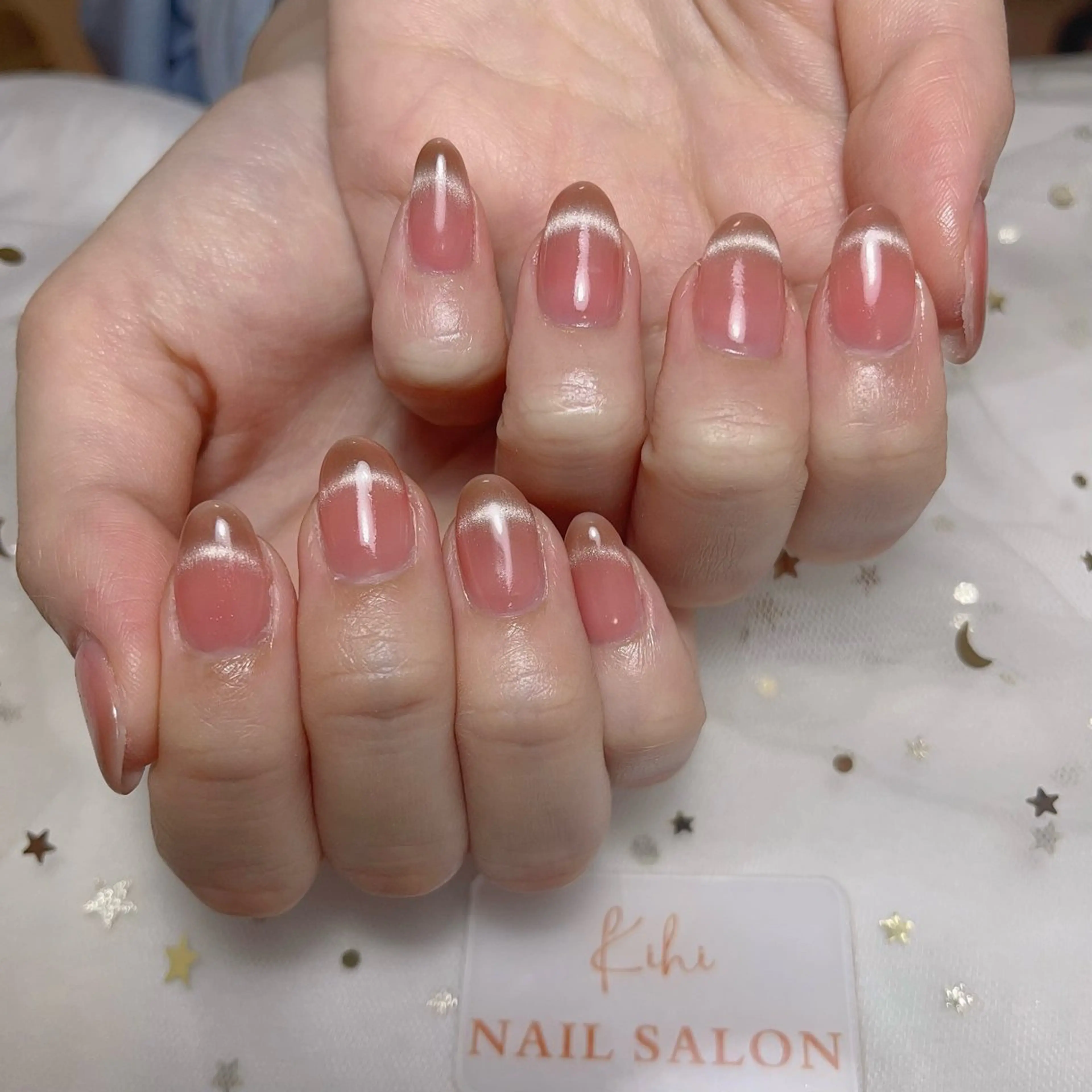 ネイル アートネイル フレンチネイル ジェルネイル グラデーション 韓国ネイル ハンドネイル 💕鈴木ユリ パラジェル/オフ無料のネイルデザイン