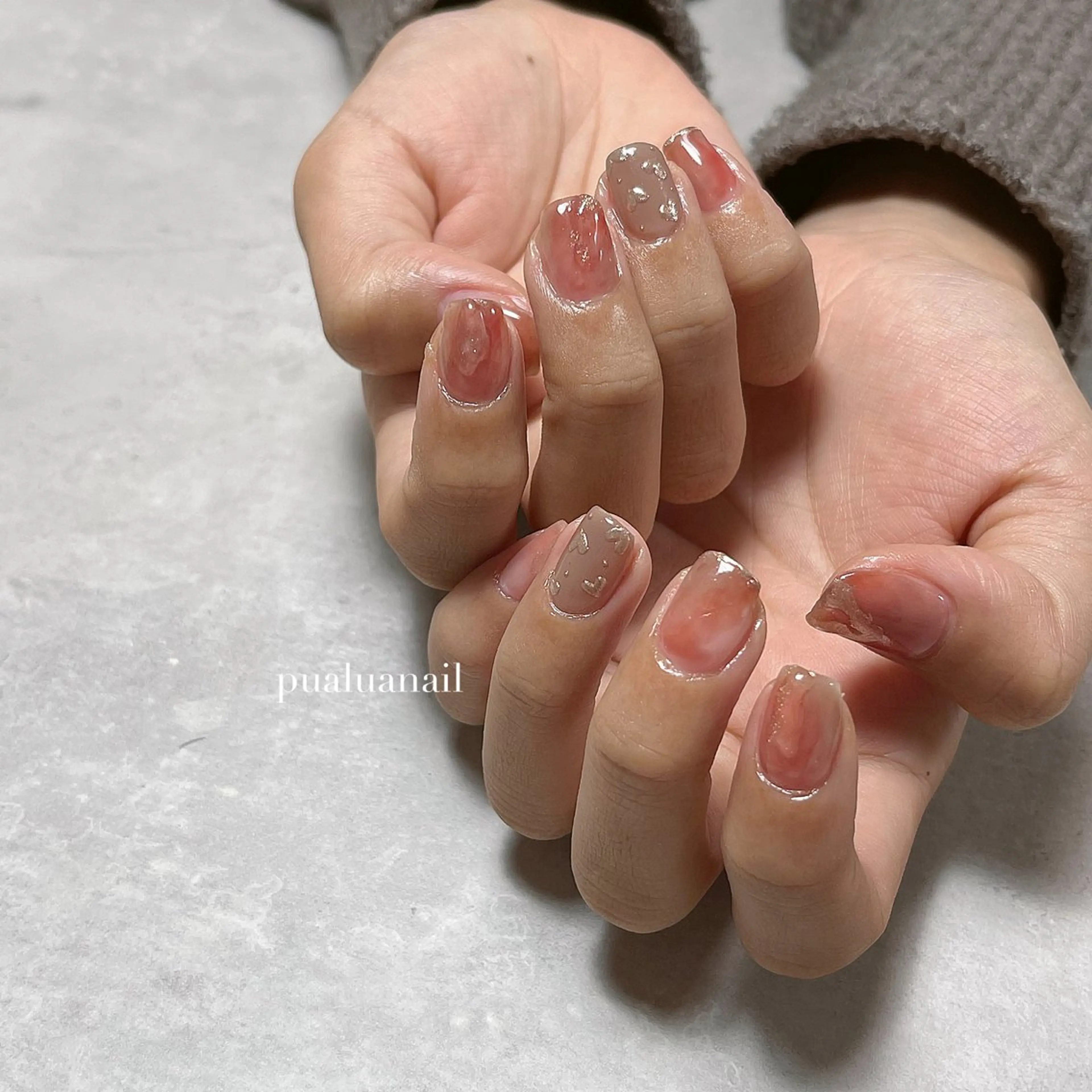 ネイル ハンドネイル pualua miharuのネイルデザイン