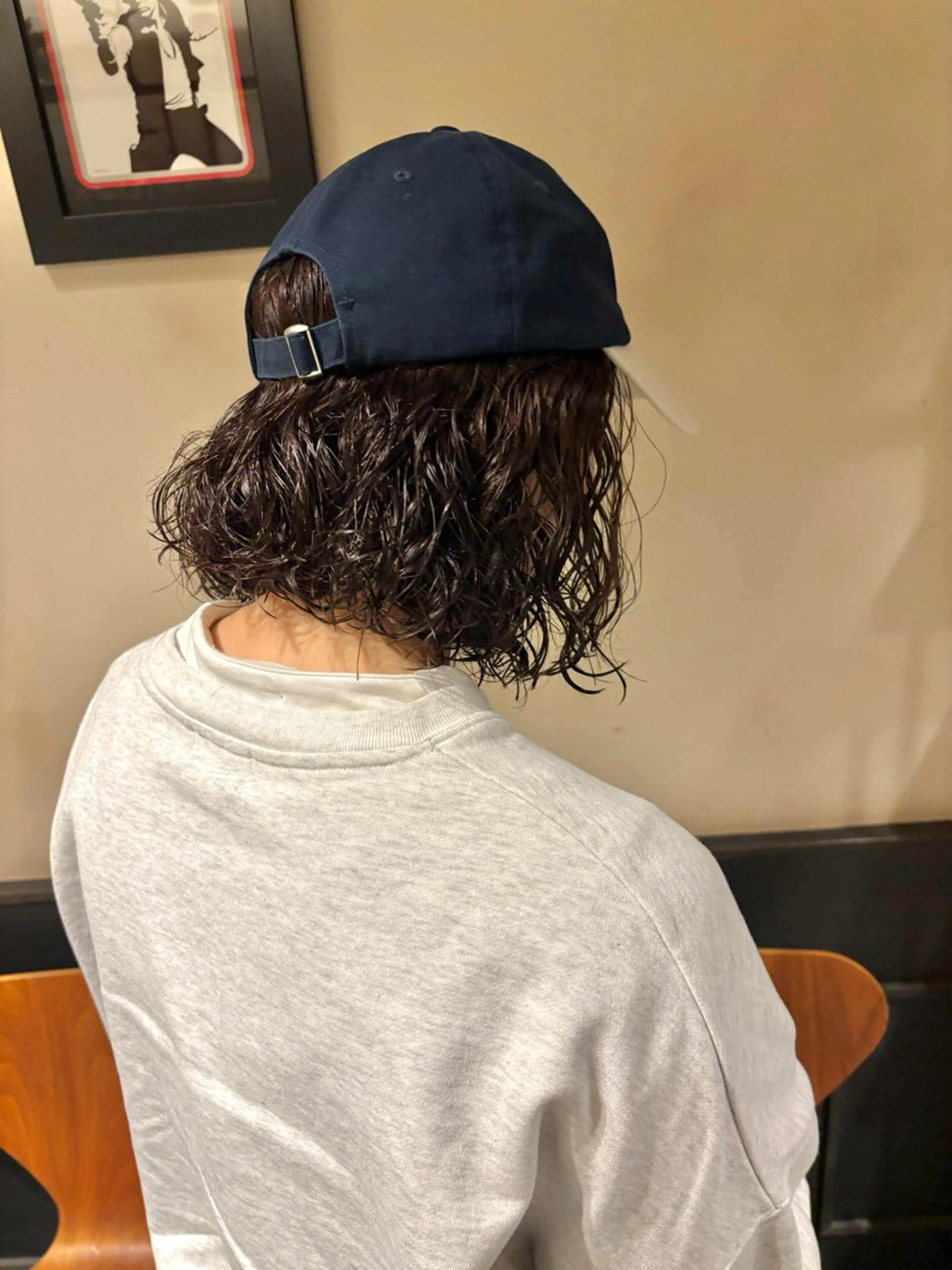 ショート パーマ ボブ ニュアンスパーマ 水原波津輝/ボブ /ニュアンスパーマのヘアスタイル