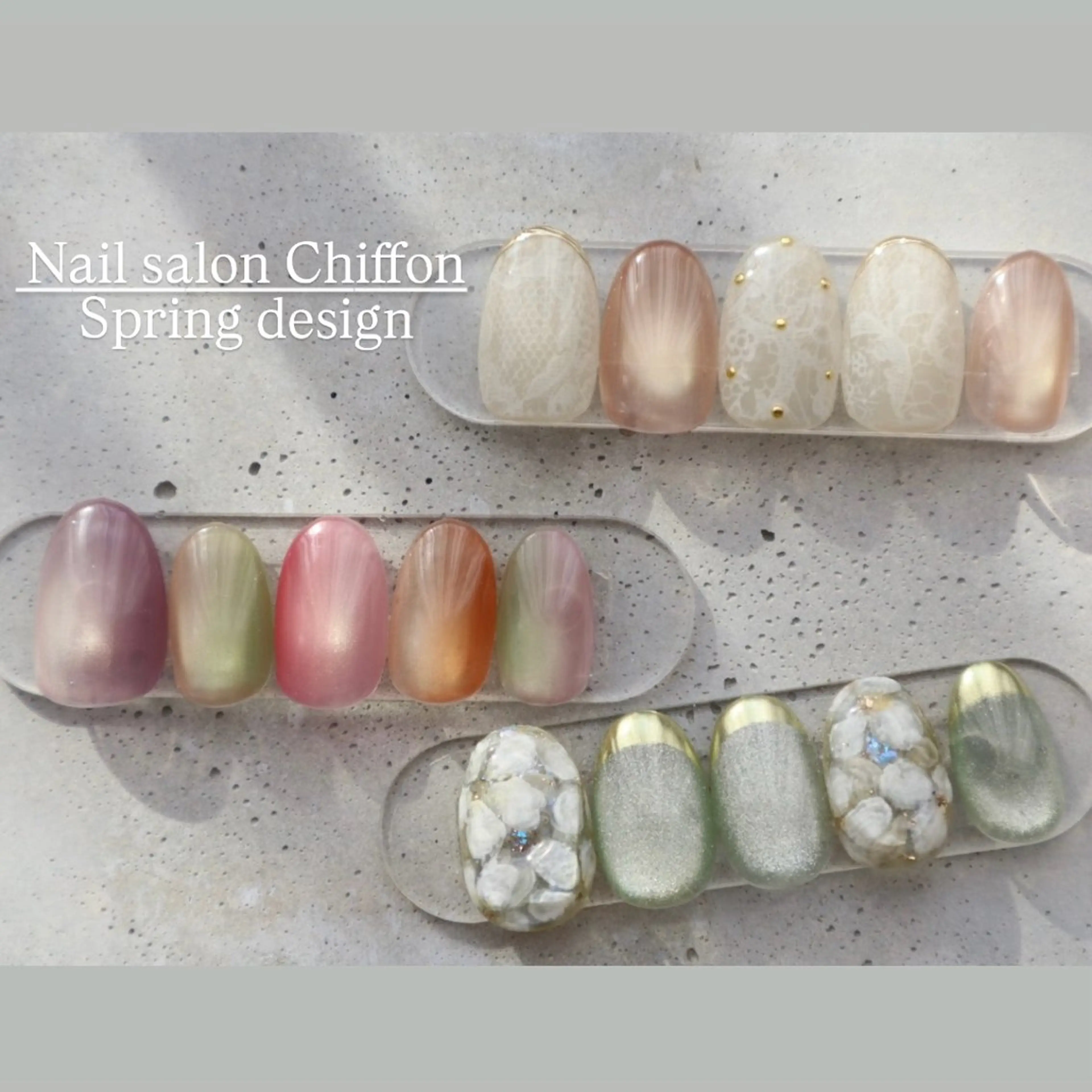 ネイル ニュアンスネイル 春ネイル ハンドネイル Nail salon Chiffonのその他イメージ