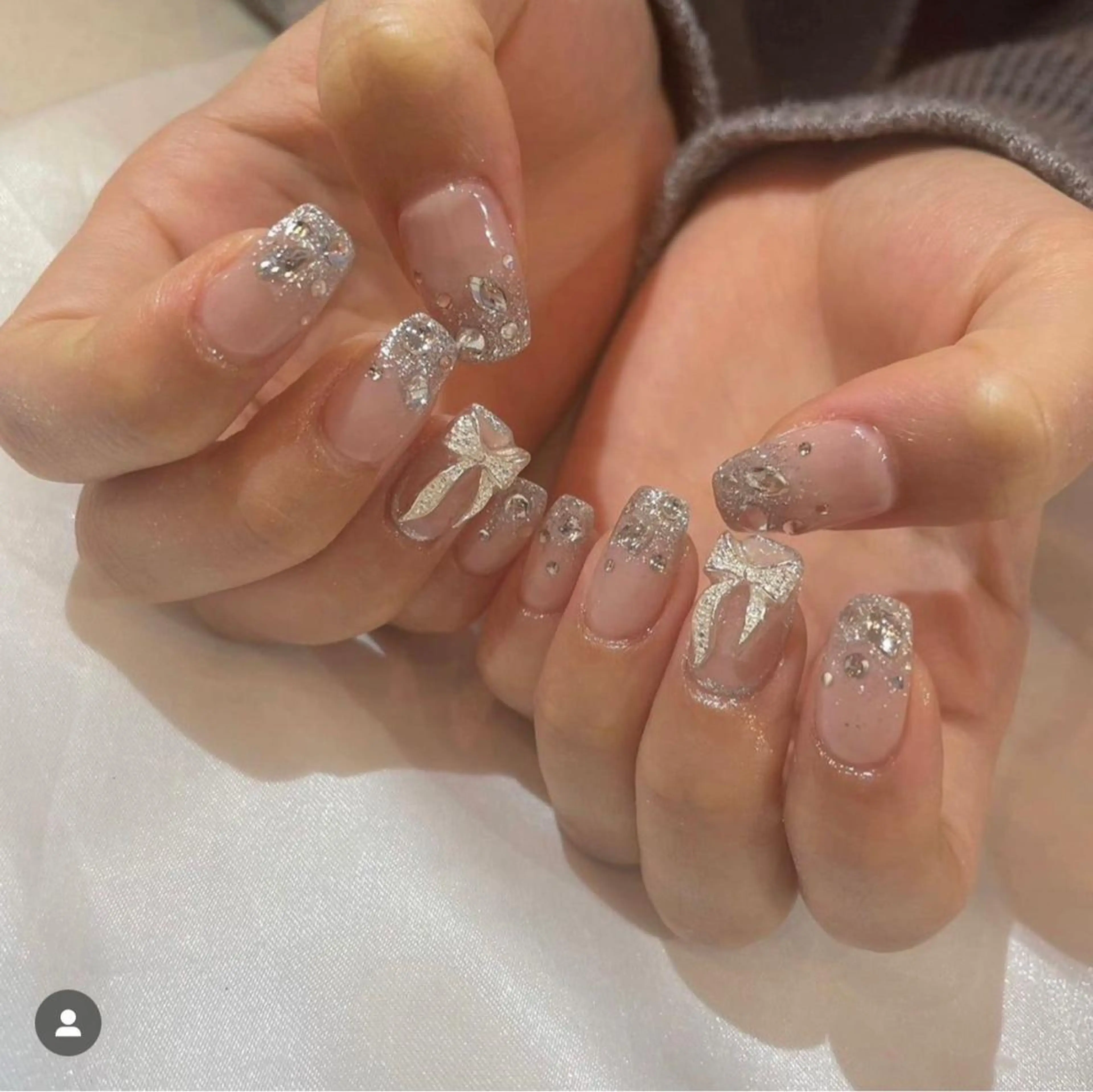 セミロング ハンドネイル ハンドケア 💜MIYA nail川崎店のネイルデザイン