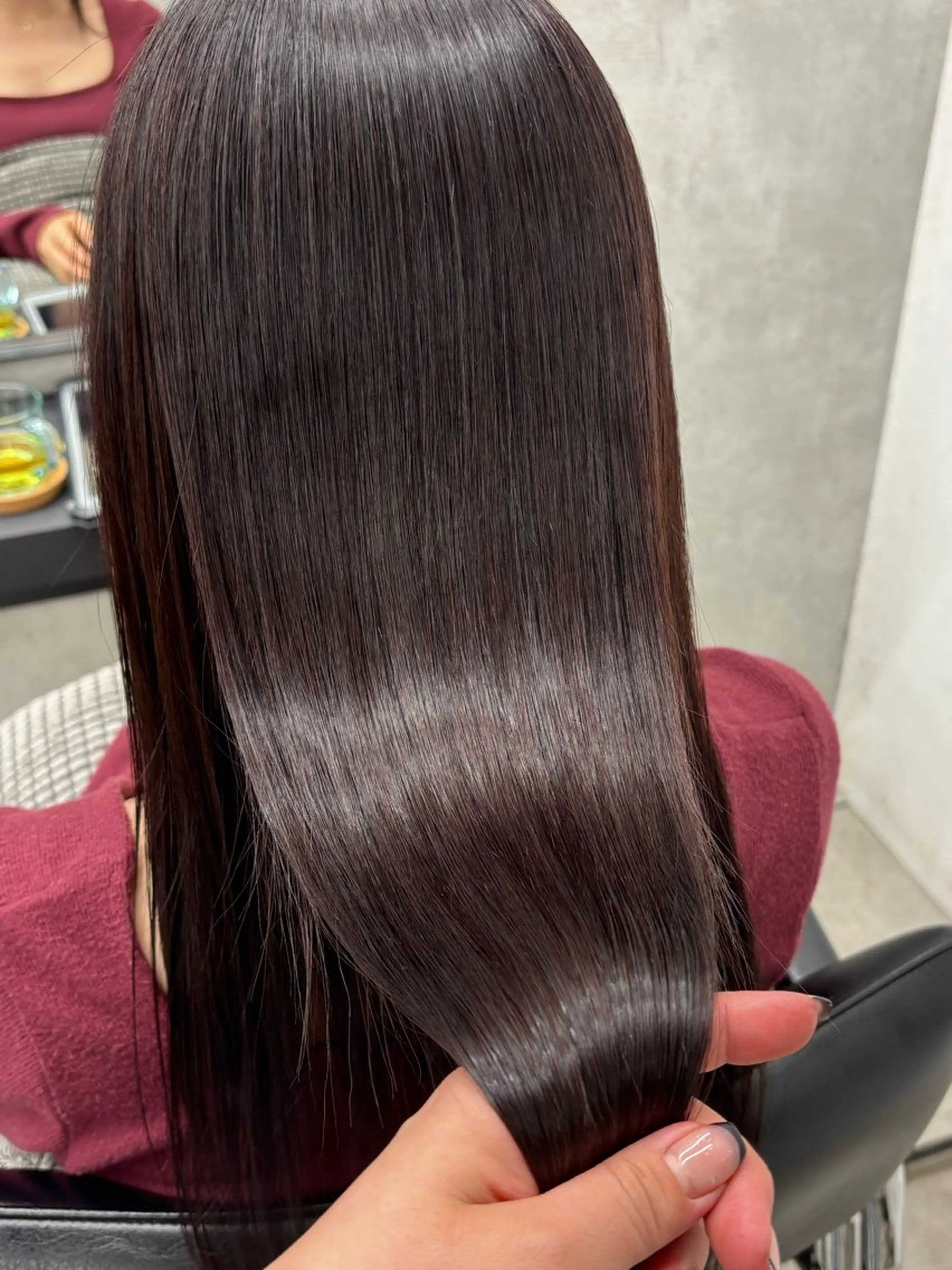 ロング カラー 髪質改善 縮毛矯正 トリートメント ヘアカラー 縮毛矯正 トリートメント 巻ける縮毛矯正🌸 勝倉　麗のヘアスタイル