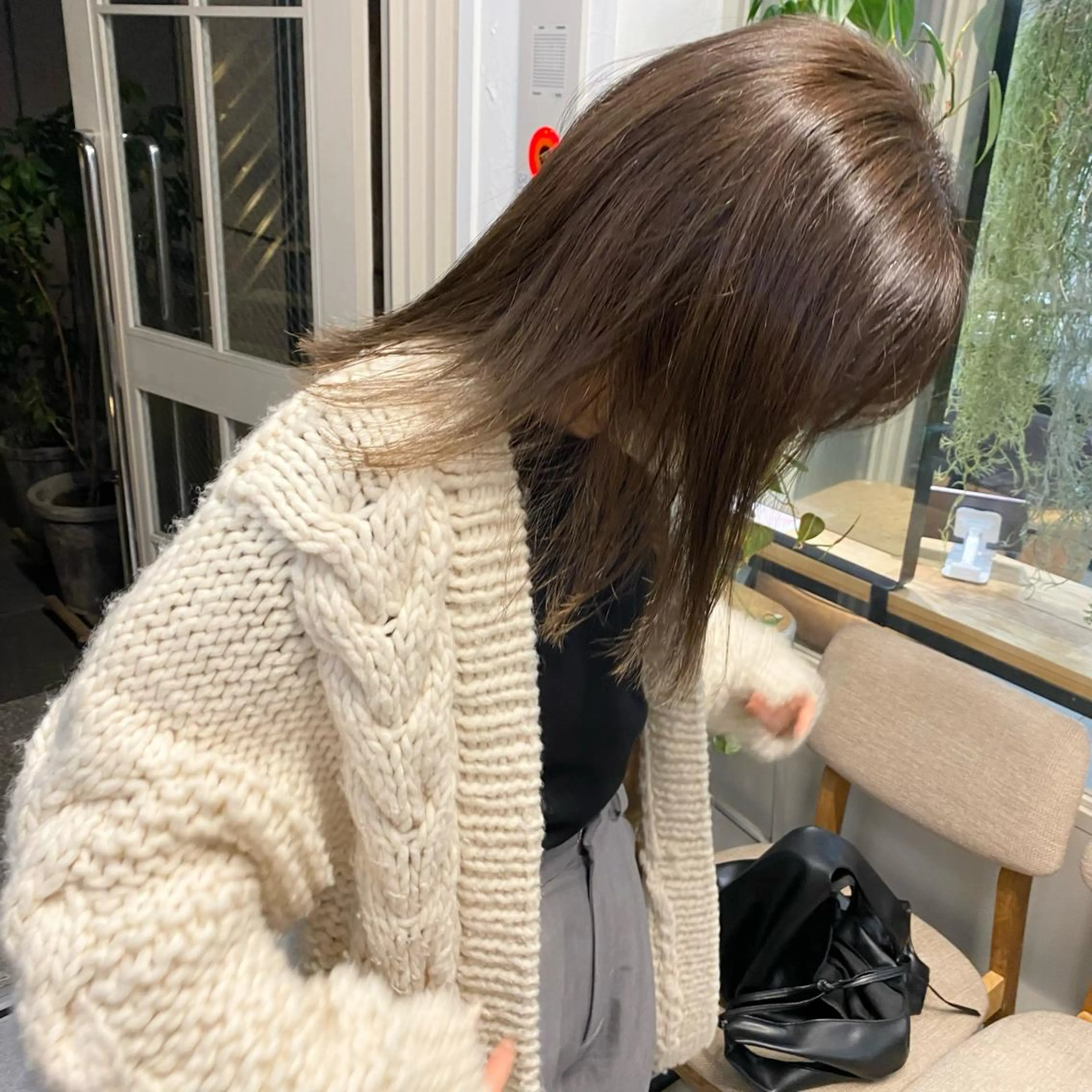 ミディアム カラー ブリーチ ブリーチなしカラー 縮毛矯正/カラー ✨️Mariamuのヘアスタイル