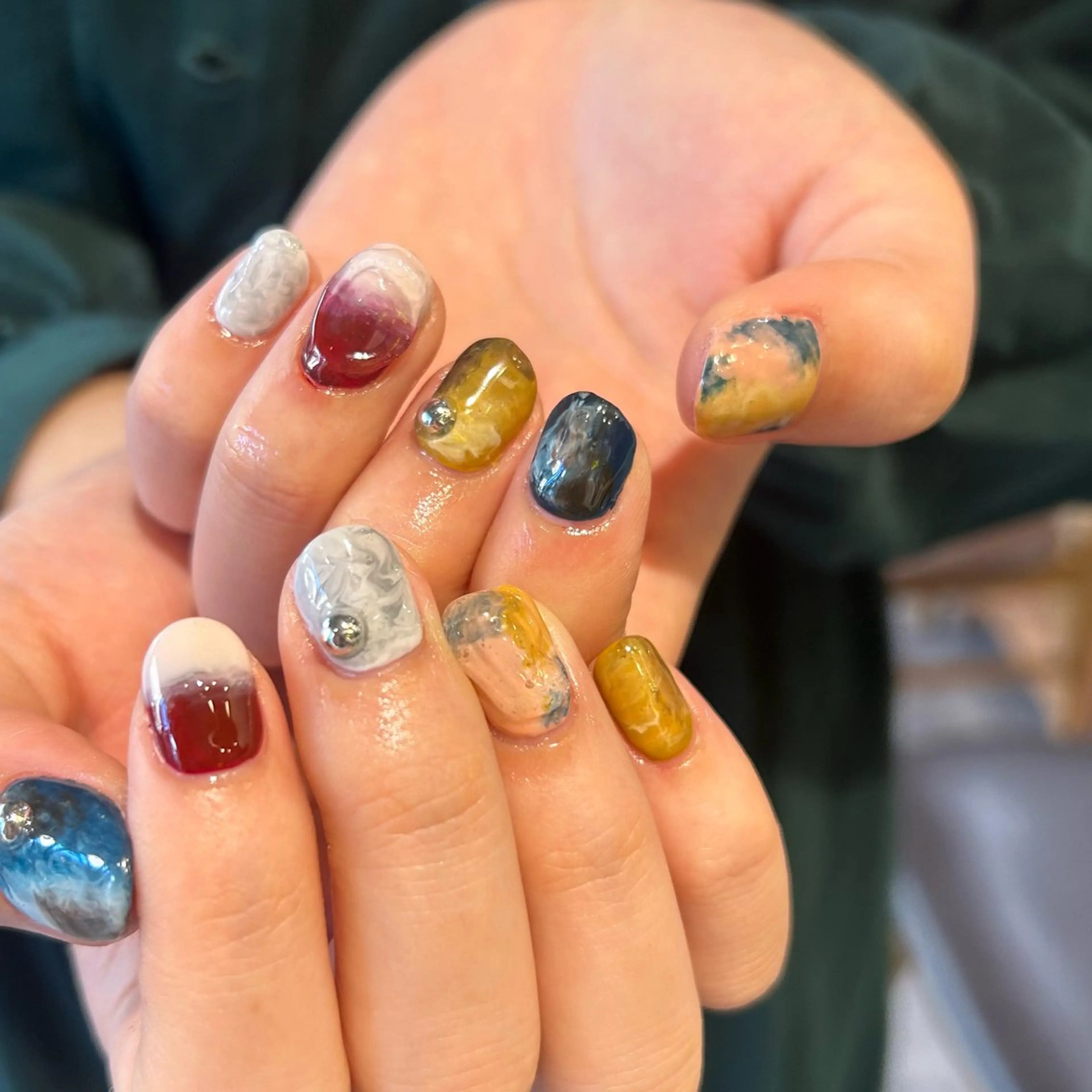 ネイル ハンドネイル ハンドケア 個性派ネイル シノのネイルデザイン