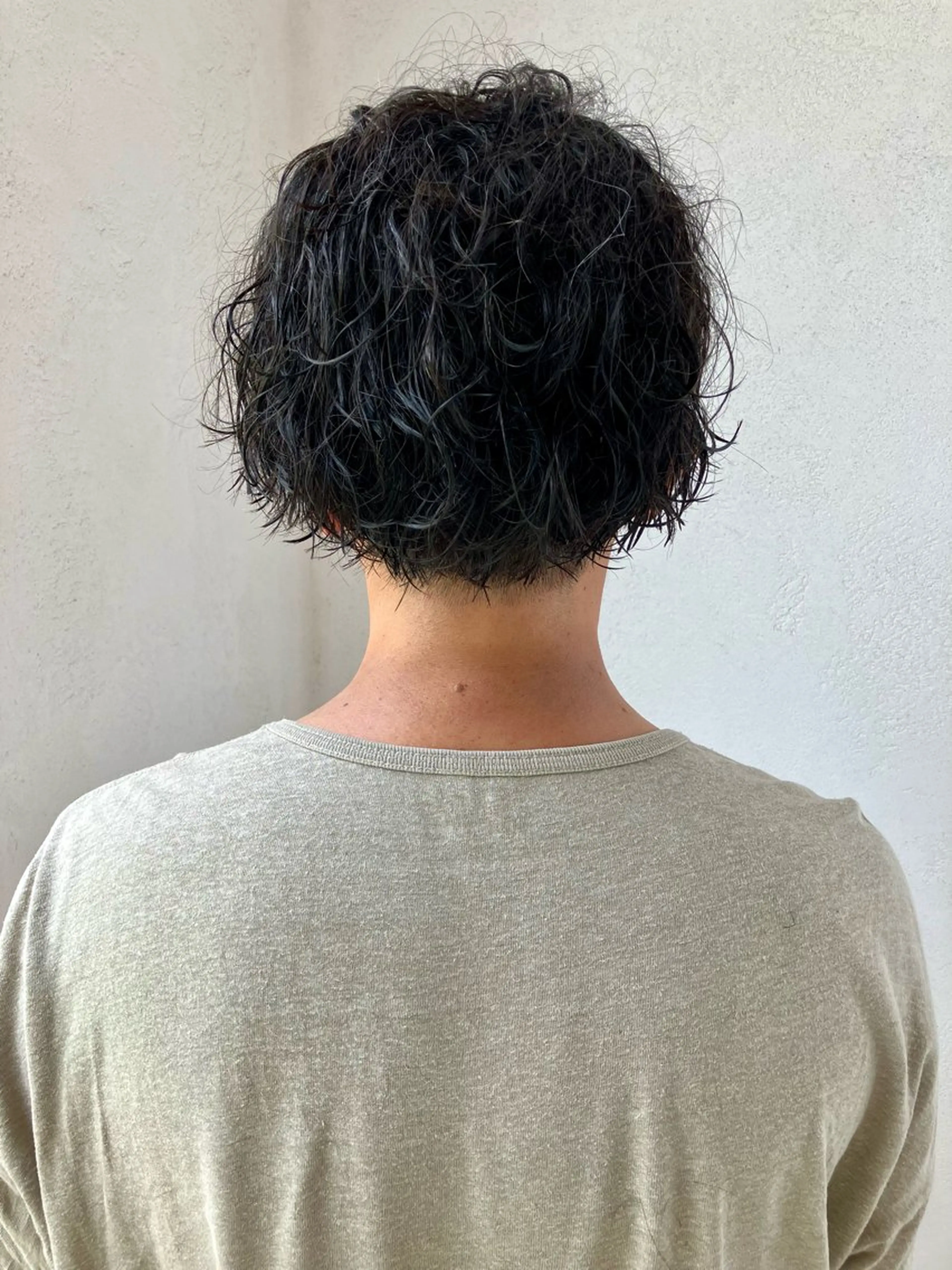 ショート パーマ メンズ 清水 美香のヘアスタイル