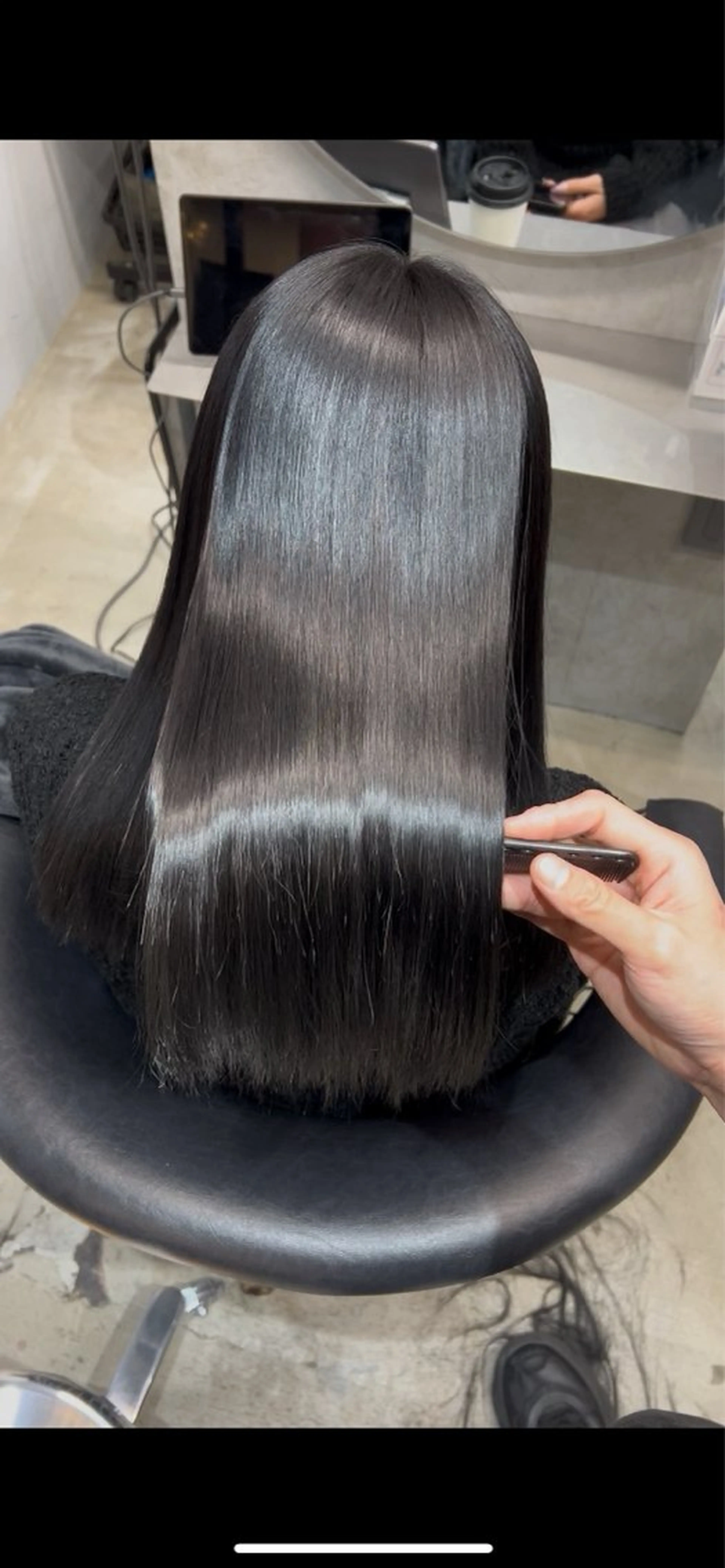 ロング カラー カット ヘアカラー トリートメント etora 渋谷所属・ワンホンヘア🇨🇳 髪質改善/itaruのヘアスタイル