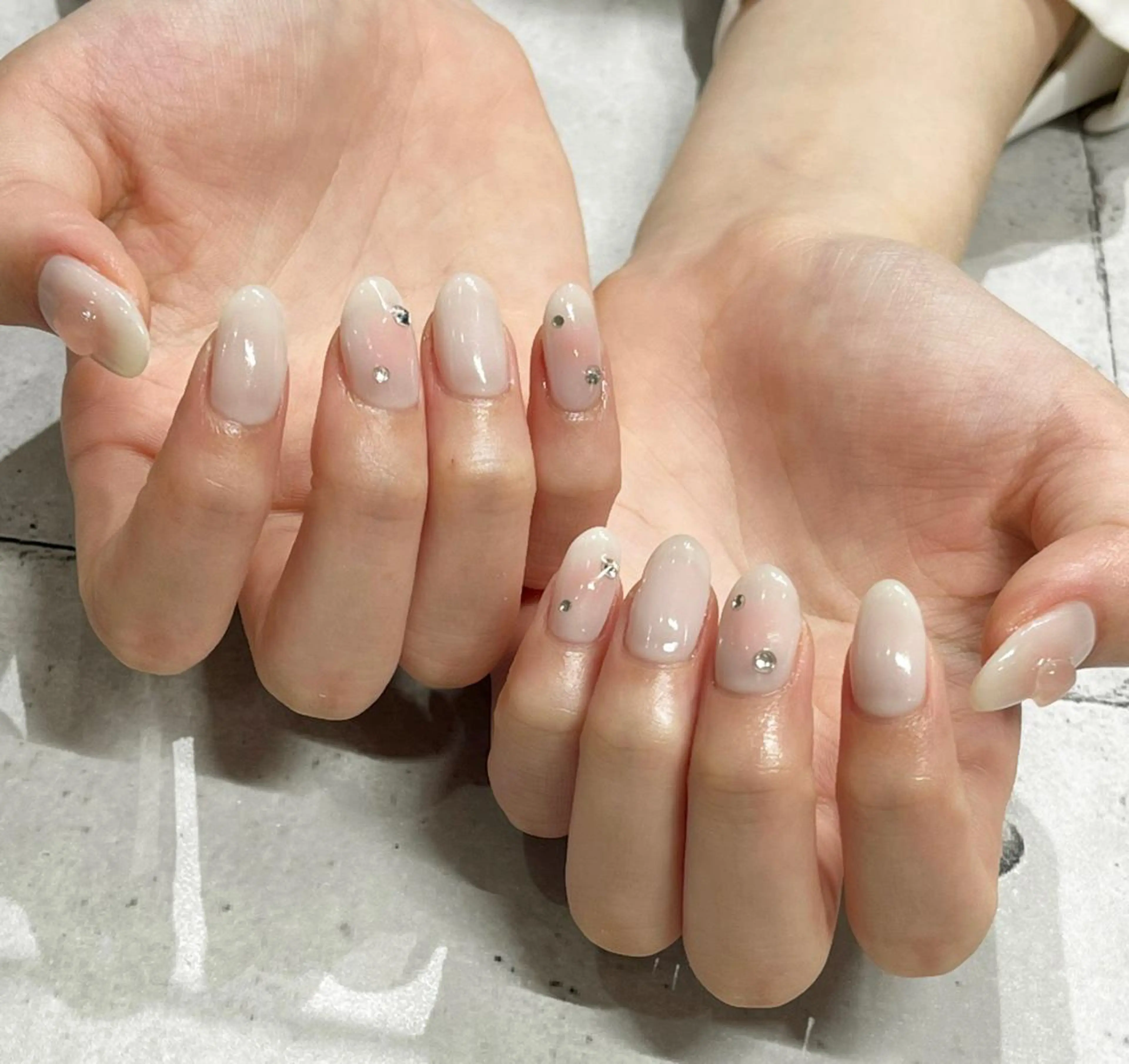 ネイル ハート Glück ...所属・Glück... chikakoのネイルデザイン